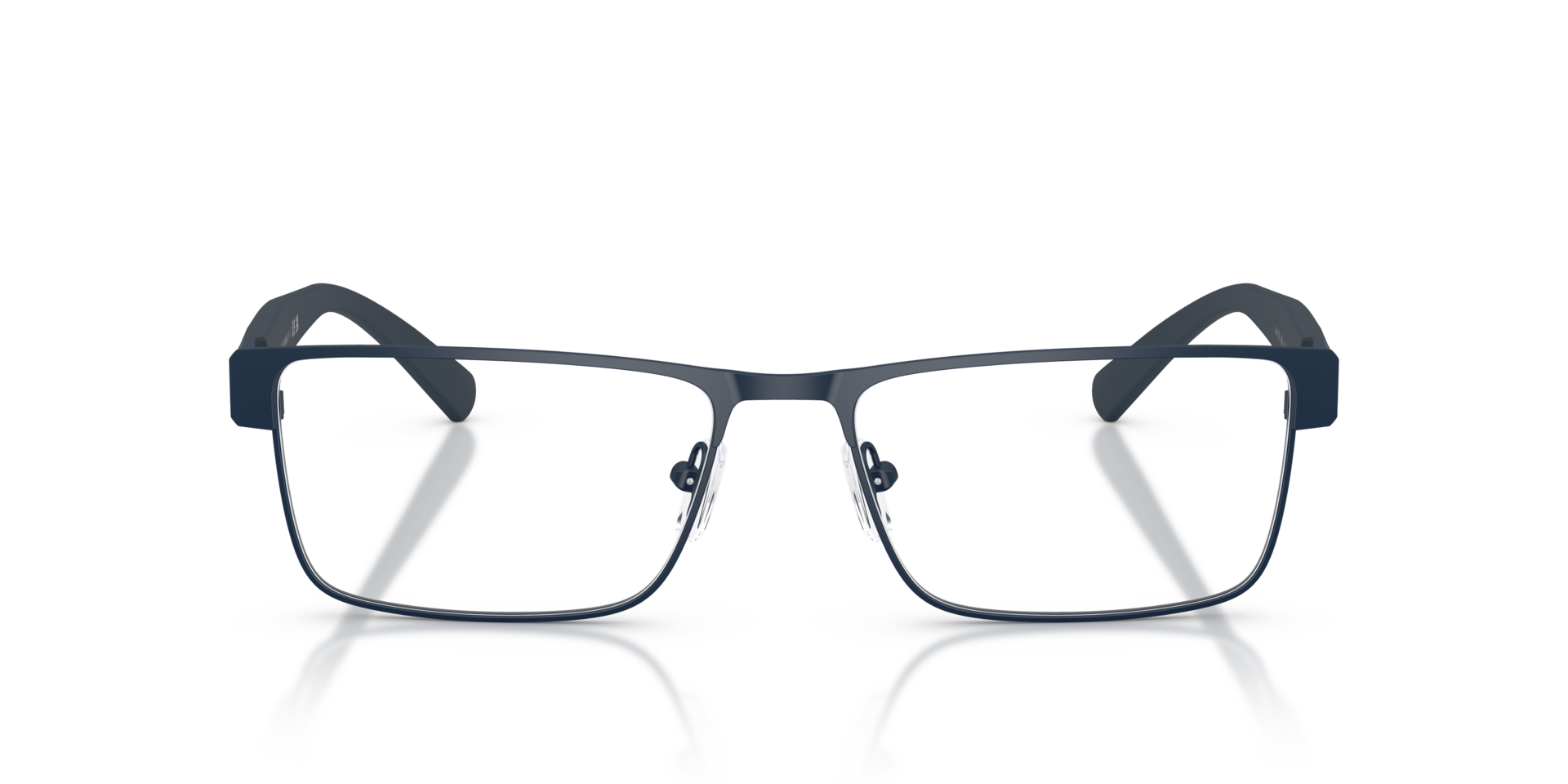 AX1078 Matt Blau MetallEyeglass Frames von B24, Vorderansicht