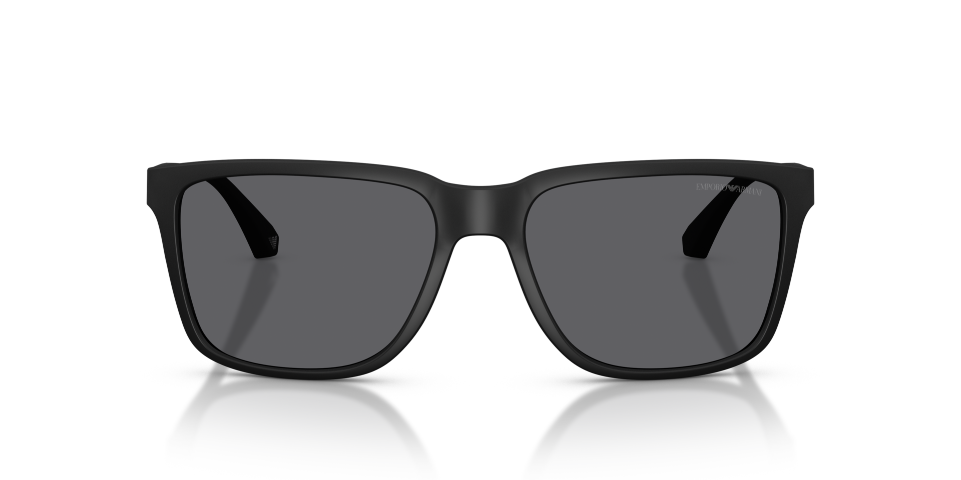 EA4047 Rubber Black KunststoffSunglass Frames von B24, Vorderansicht