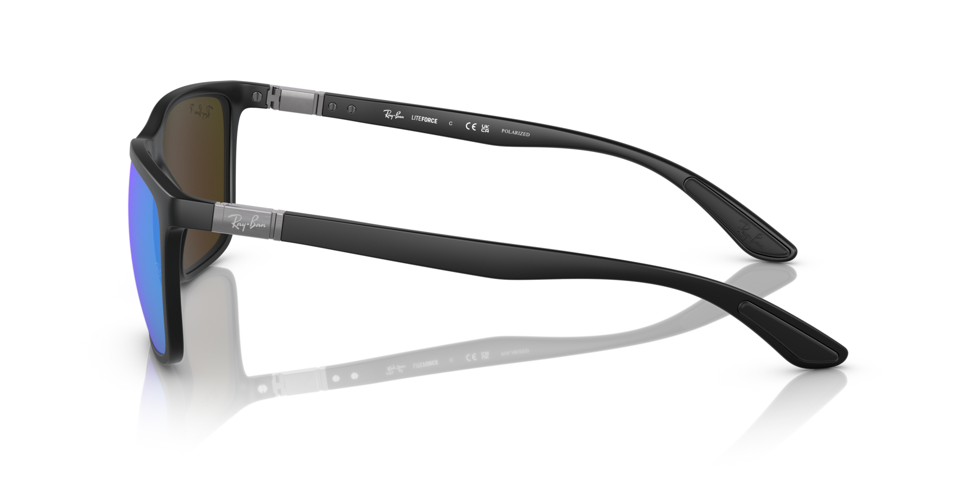 RB4385 Schwarz KunststoffSunglass Frames von B24, Seitenansicht