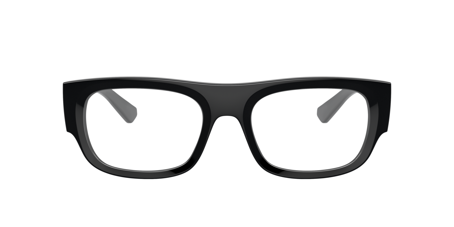 RB7218 Zwart KunststofEyeglass Frames van B24, Vooraanzicht