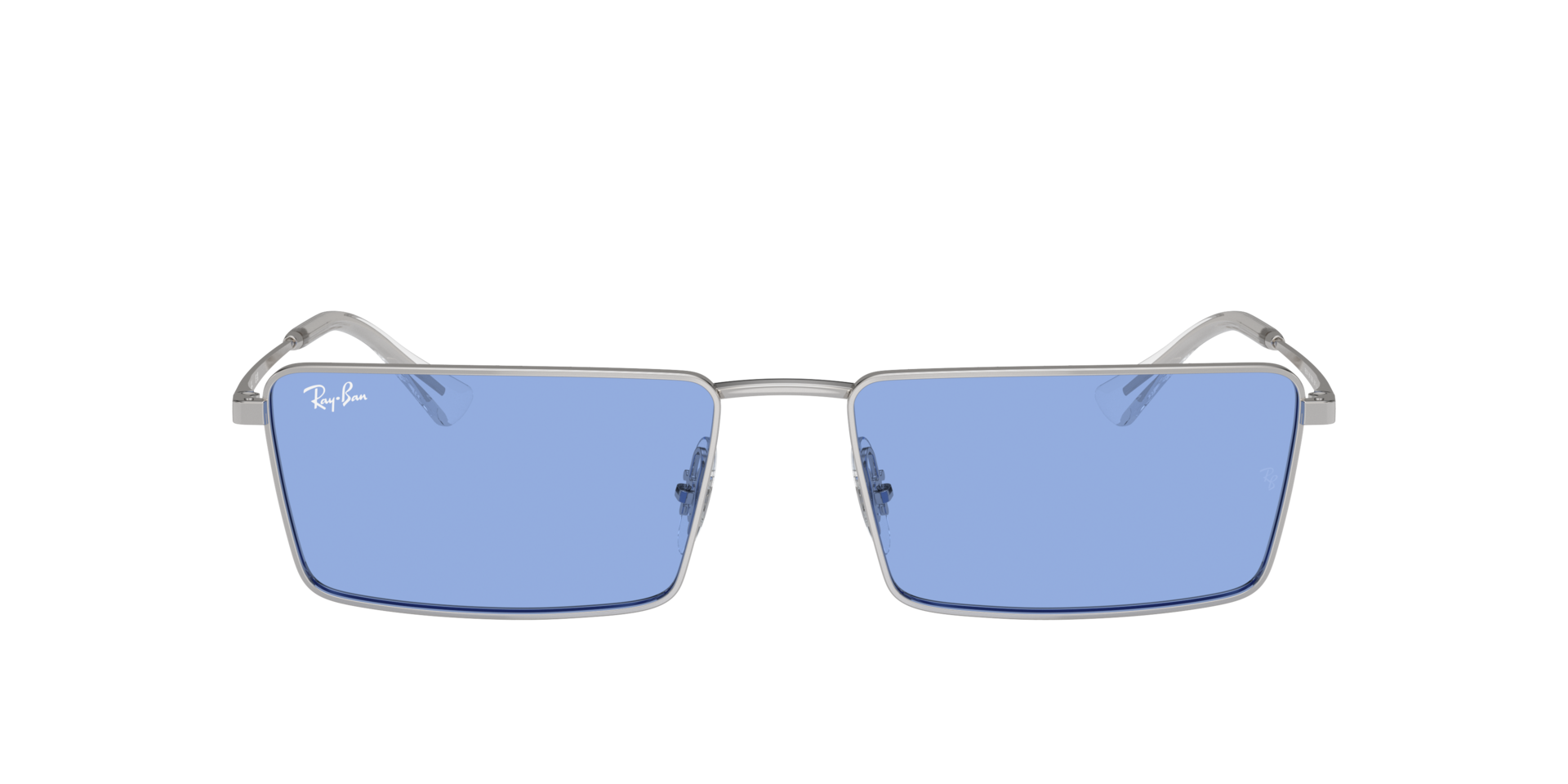 Emy Bio-Based Silber MetallSunglass Frames von B24, mit getönten Gläsern