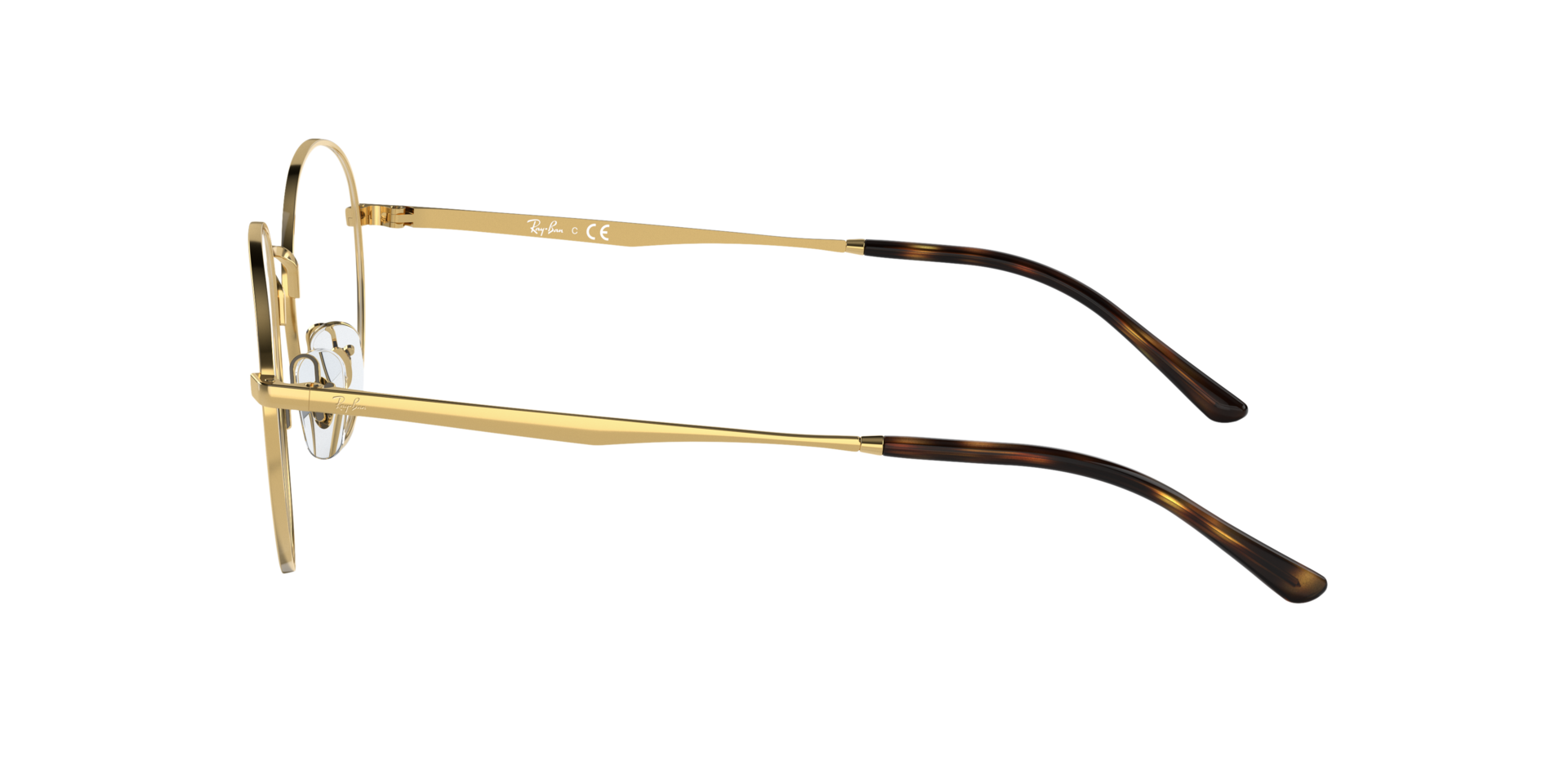 RB3681V Arista Gold MetallEyeglass Frames von B24, Seitenansicht