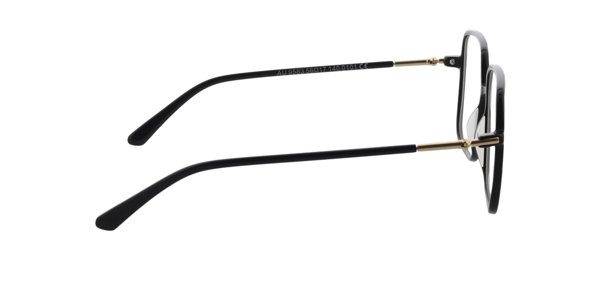 Donna Schwarz AcetatEyeglass Frames von B24, Seitenansicht