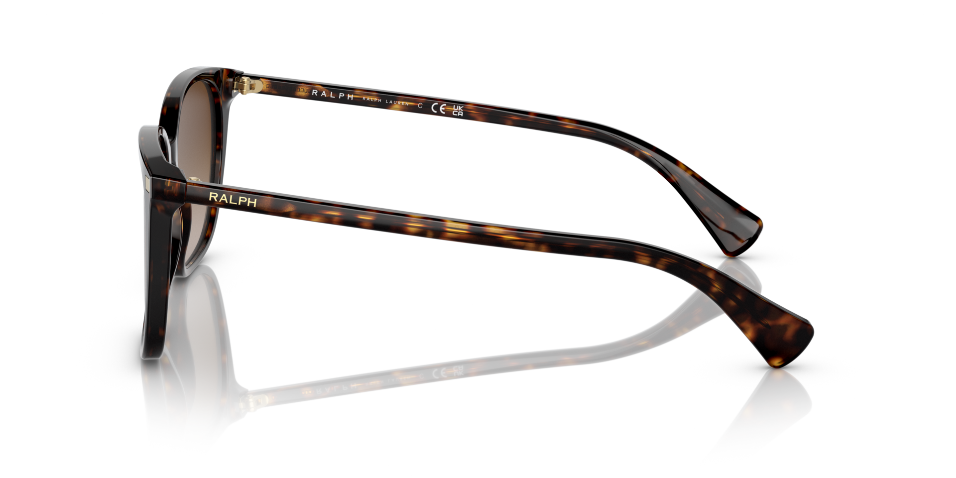 RA5293 Glänzendes Dunkelhavana AcetatSunglass Frames von B24, Seitenansicht