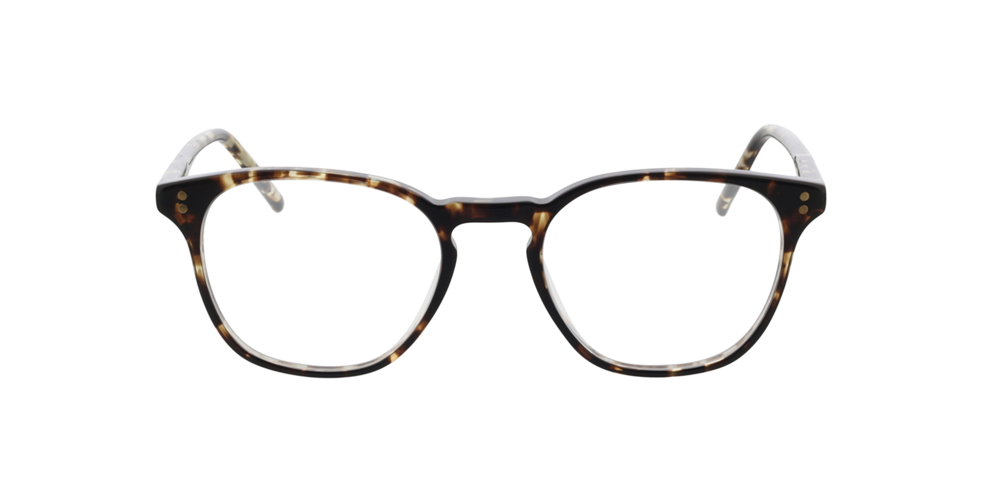 Chelsea Gevlekt Havana AcetaatEyeglass Frames van B24, Vooraanzicht