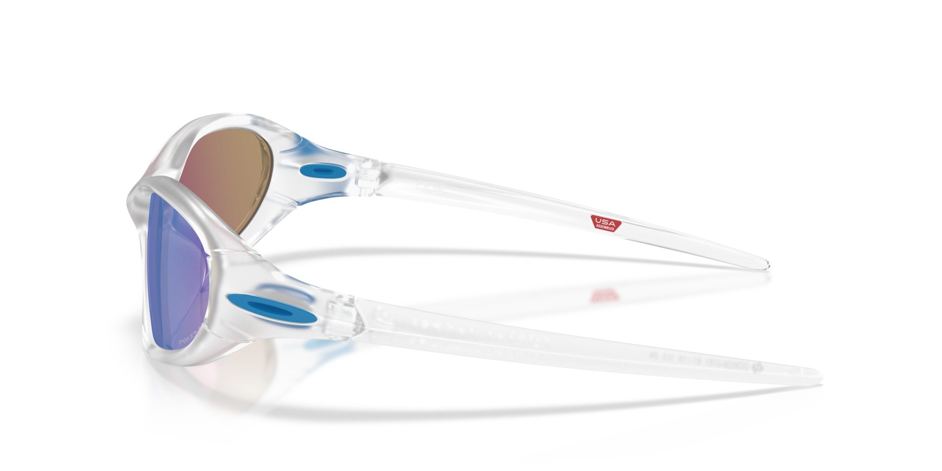 Portal Jacket® Matt transparent KunststoffSunglass Frames von B24, Seitenansicht
