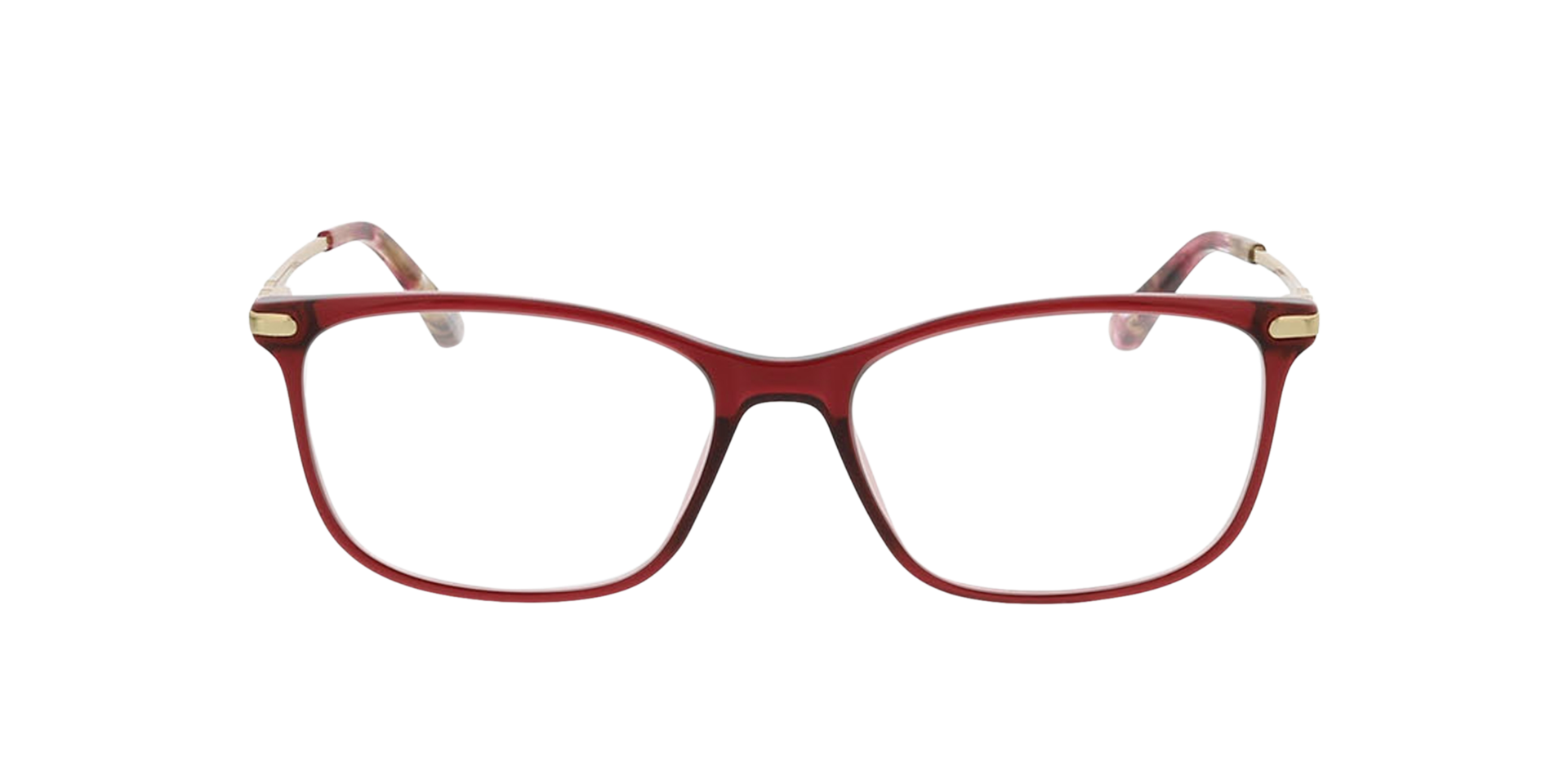 Kristal bordeauxrood / goud Greensboro -  Plastic Brillen