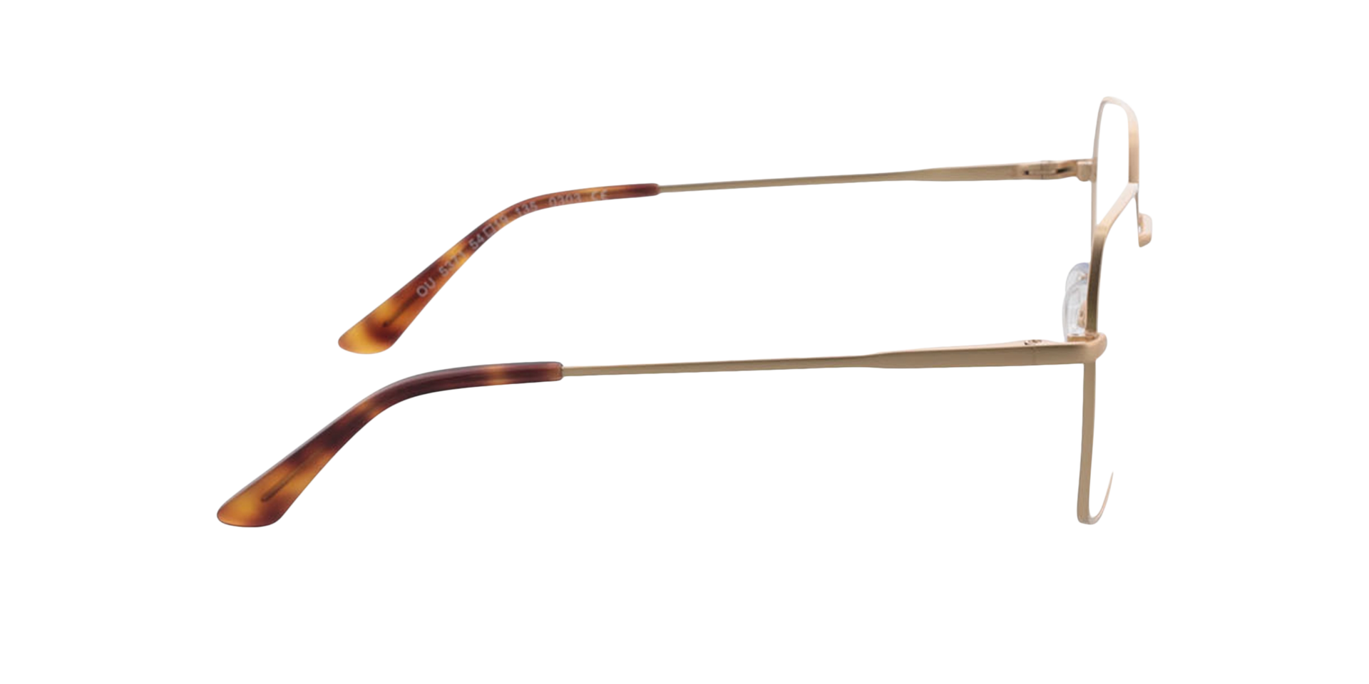 Madison Matgoud  &  Havana MetaalEyeglass Frames van B24, Zijaanzicht