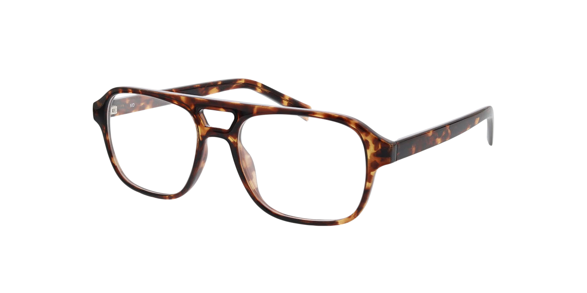Parker Havana KunststoffEyeglass Frames von B24, Dreiviertelansicht