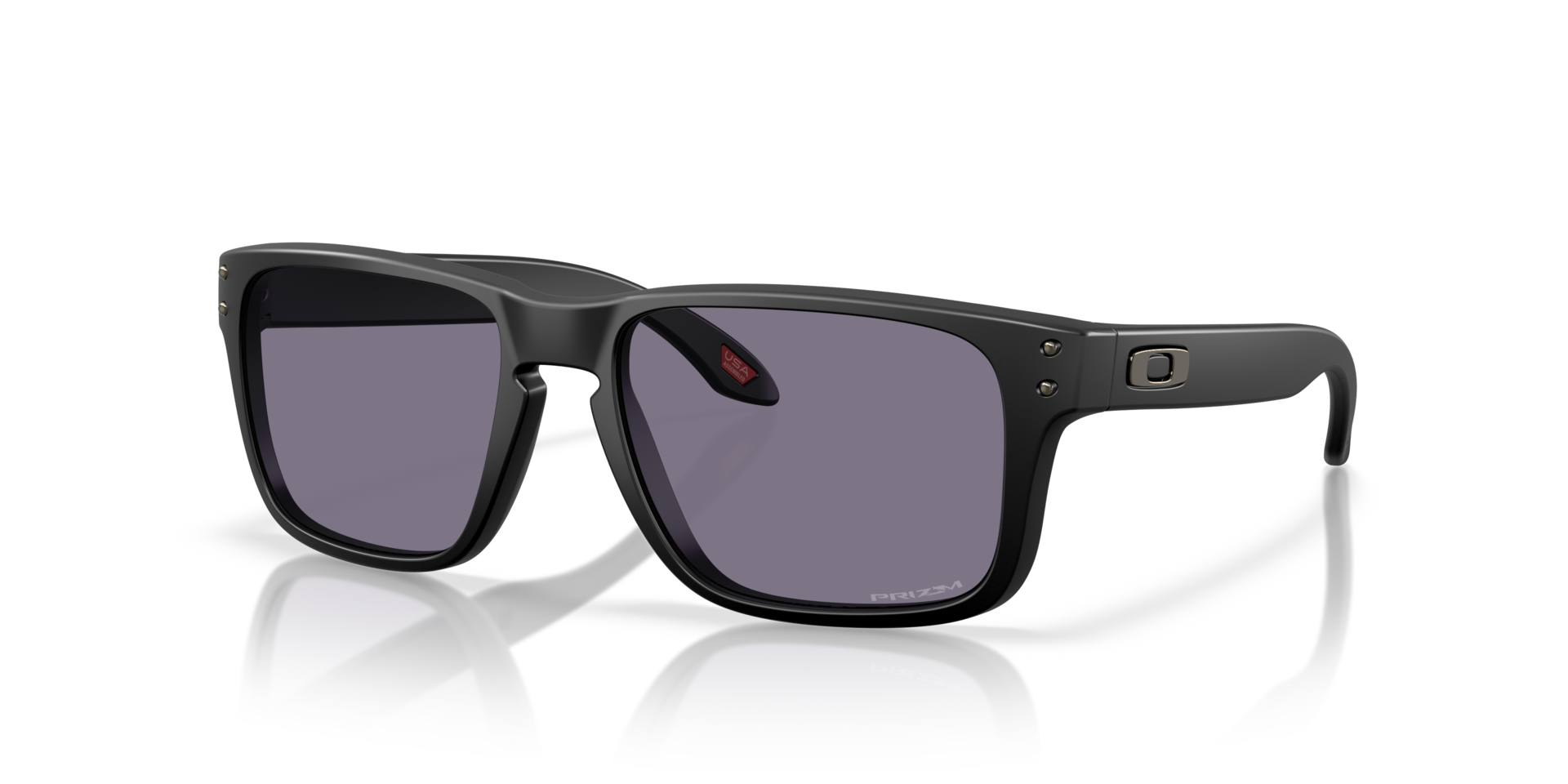 Holbrook™ S Matt Schwarz KunststoffSunglass Frames von B24, Dreiviertelansicht