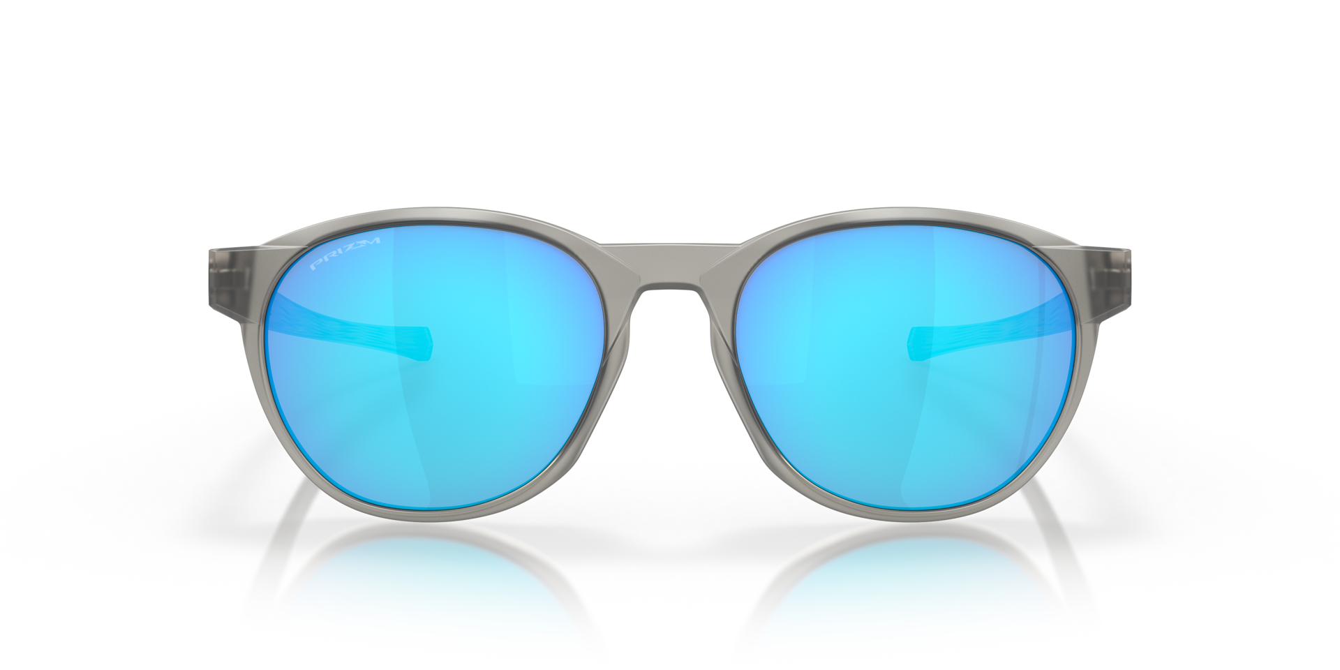 Reedmace Matte Grey Ink KunststoffSunglass Frames von B24, Vorderansicht