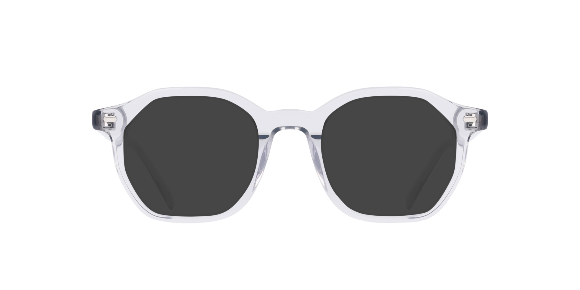 Miles Crystal Grau AcetatEyeglass Frames von B24, mit getönten Gläsern