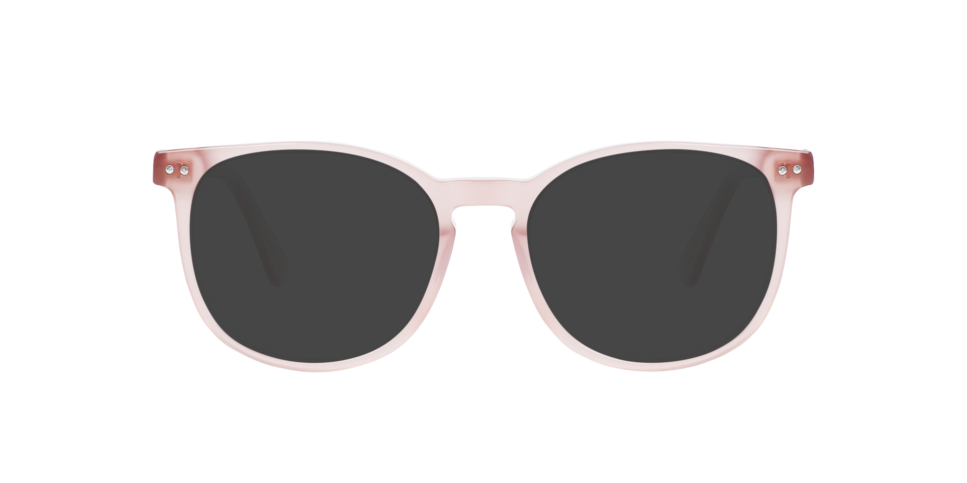 BARRON Milky Dark Rose AcetaatEyeglass Frames van B24, met getinte lenzen