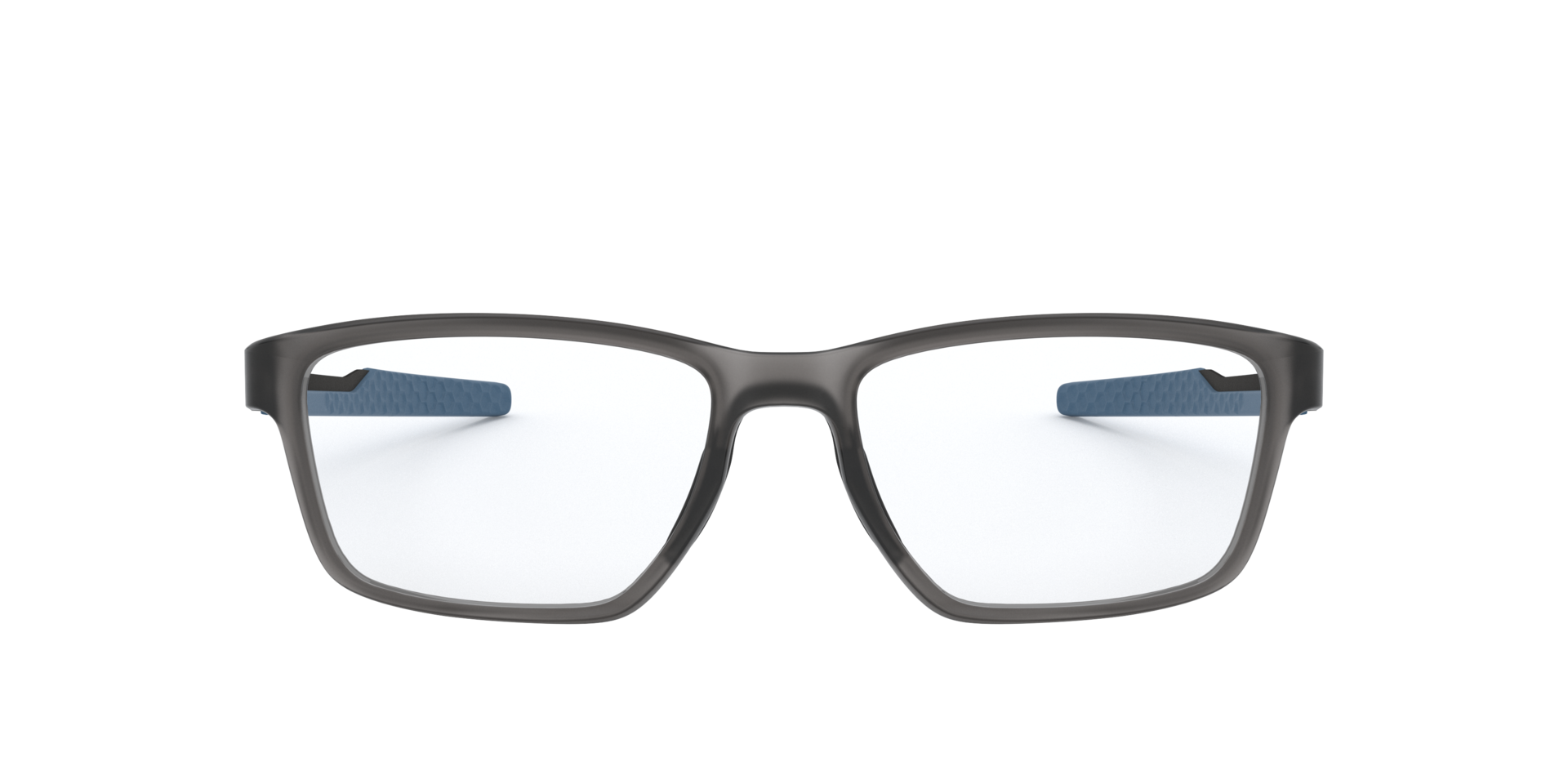 Metalink Grau Rauch satiniert KunststoffEyeglass Frames von B24, Vorderansicht