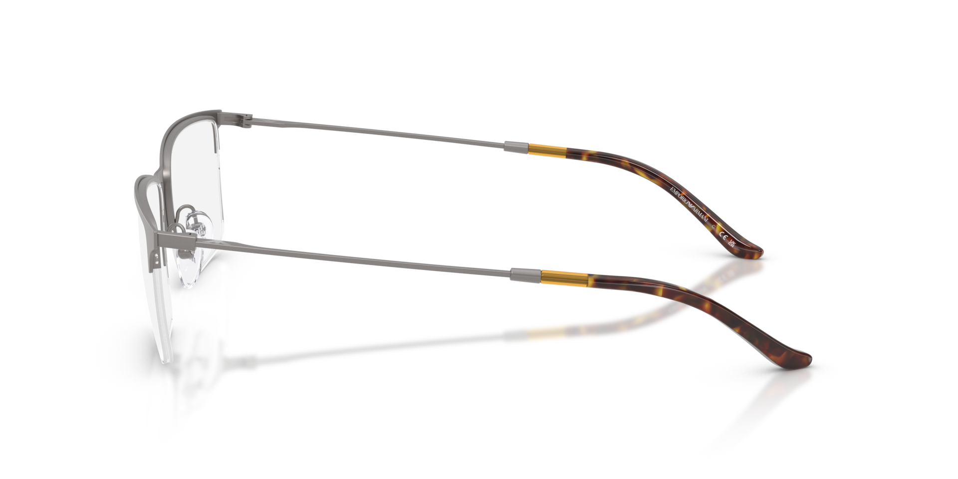 EA1171 Mat Staalgrijs MetaalEyeglass Frames van B24, Zijaanzicht