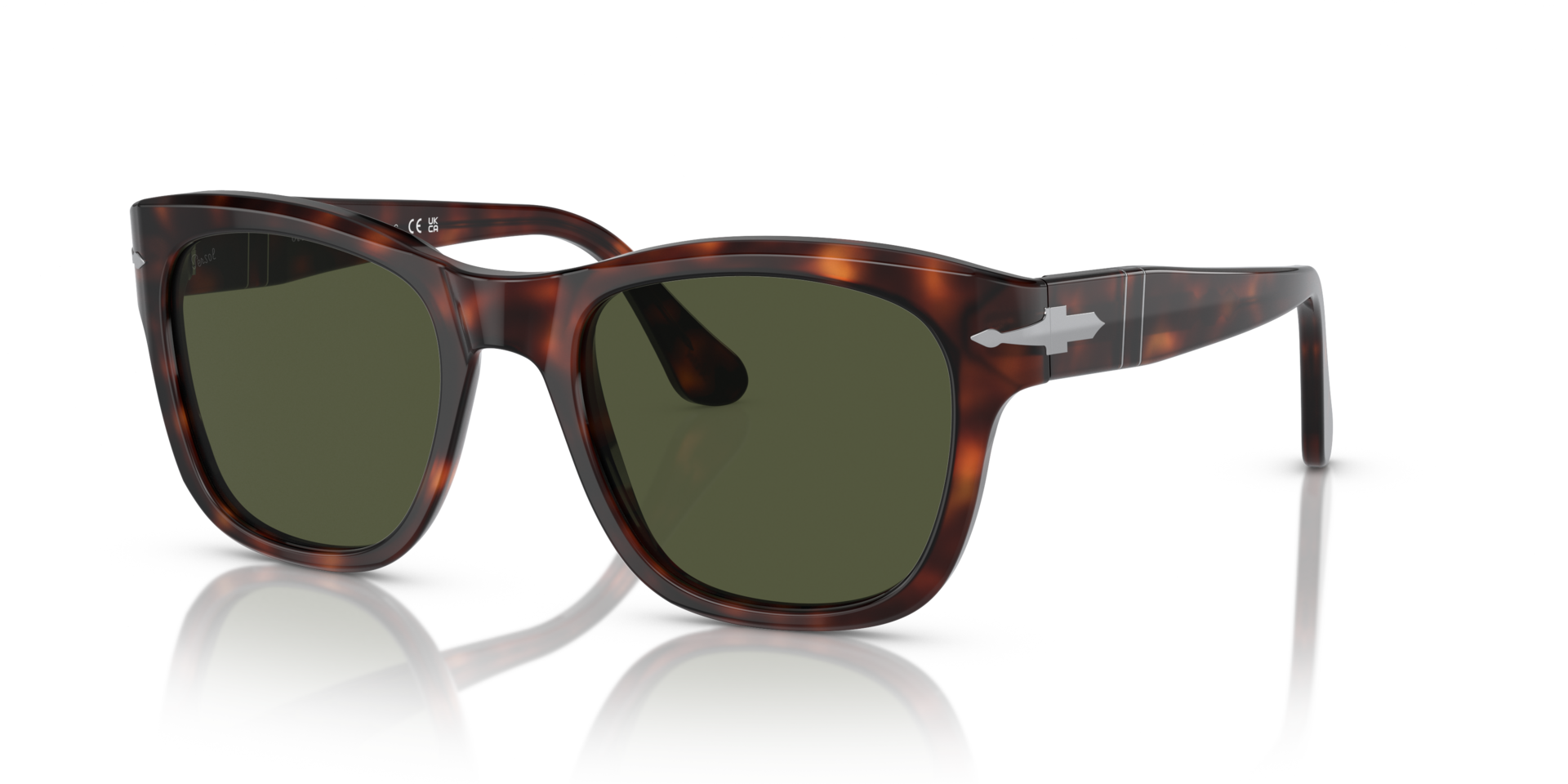 PO3313S Tortoise Braun AcetatSunglass Frames von B24, Dreiviertelansicht