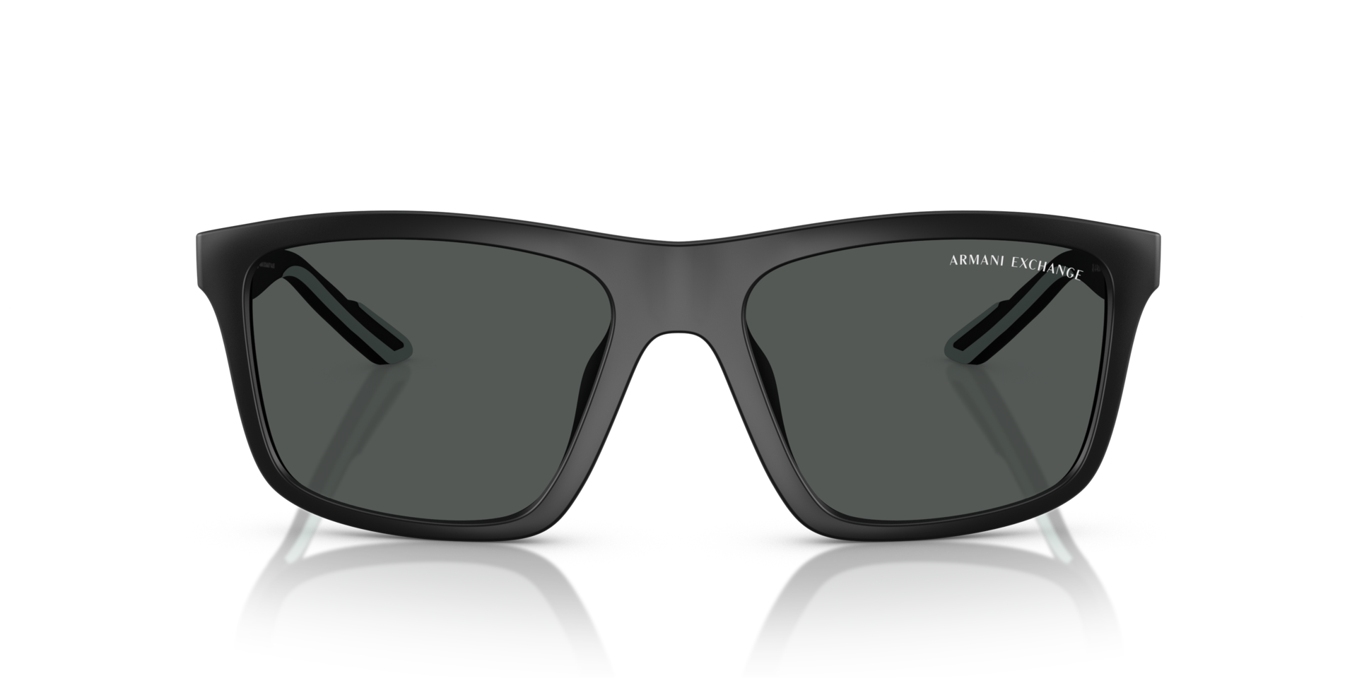 AX4149SU Matzwart KunststofSunglass Frames van B24, Vooraanzicht