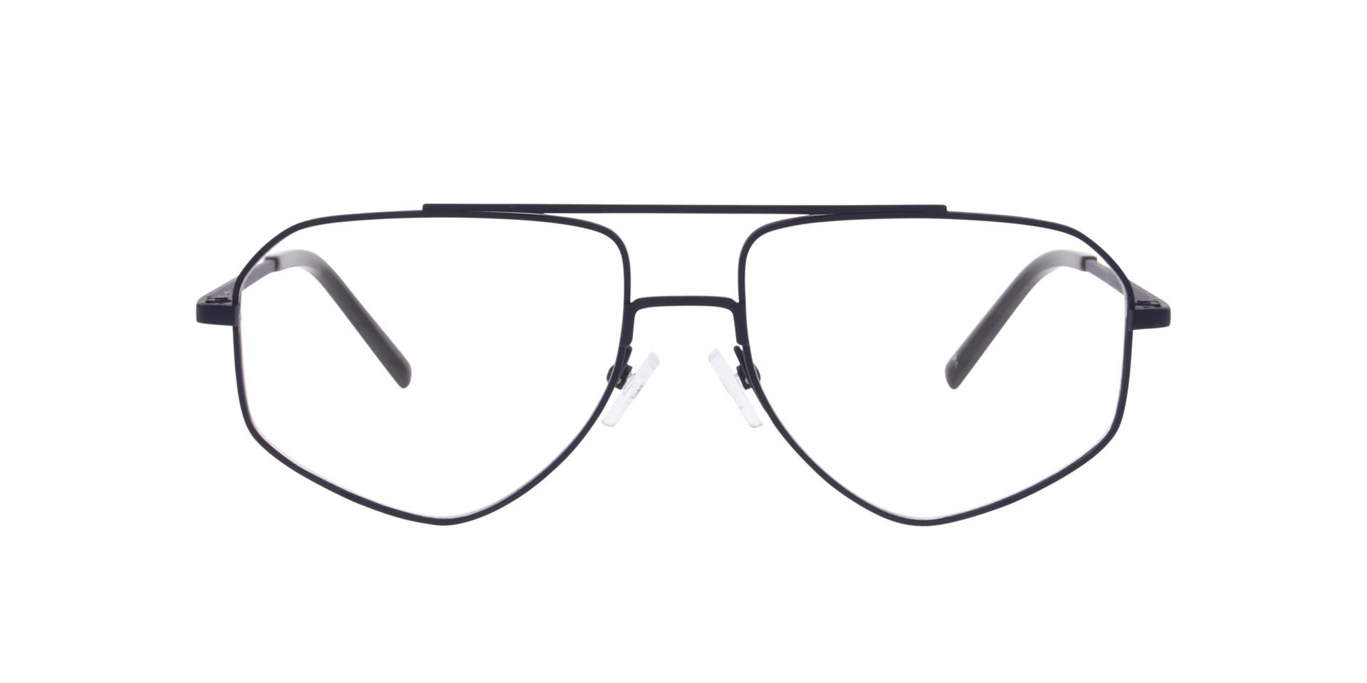 Zaviero Mat marineblauw TitaanEyeglass Frames van B24, Vooraanzicht