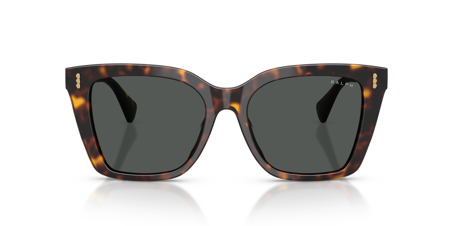 RA5349U Glänzendes Dunkelhavana AcetatSunglass Frames von B24, Vorderansicht