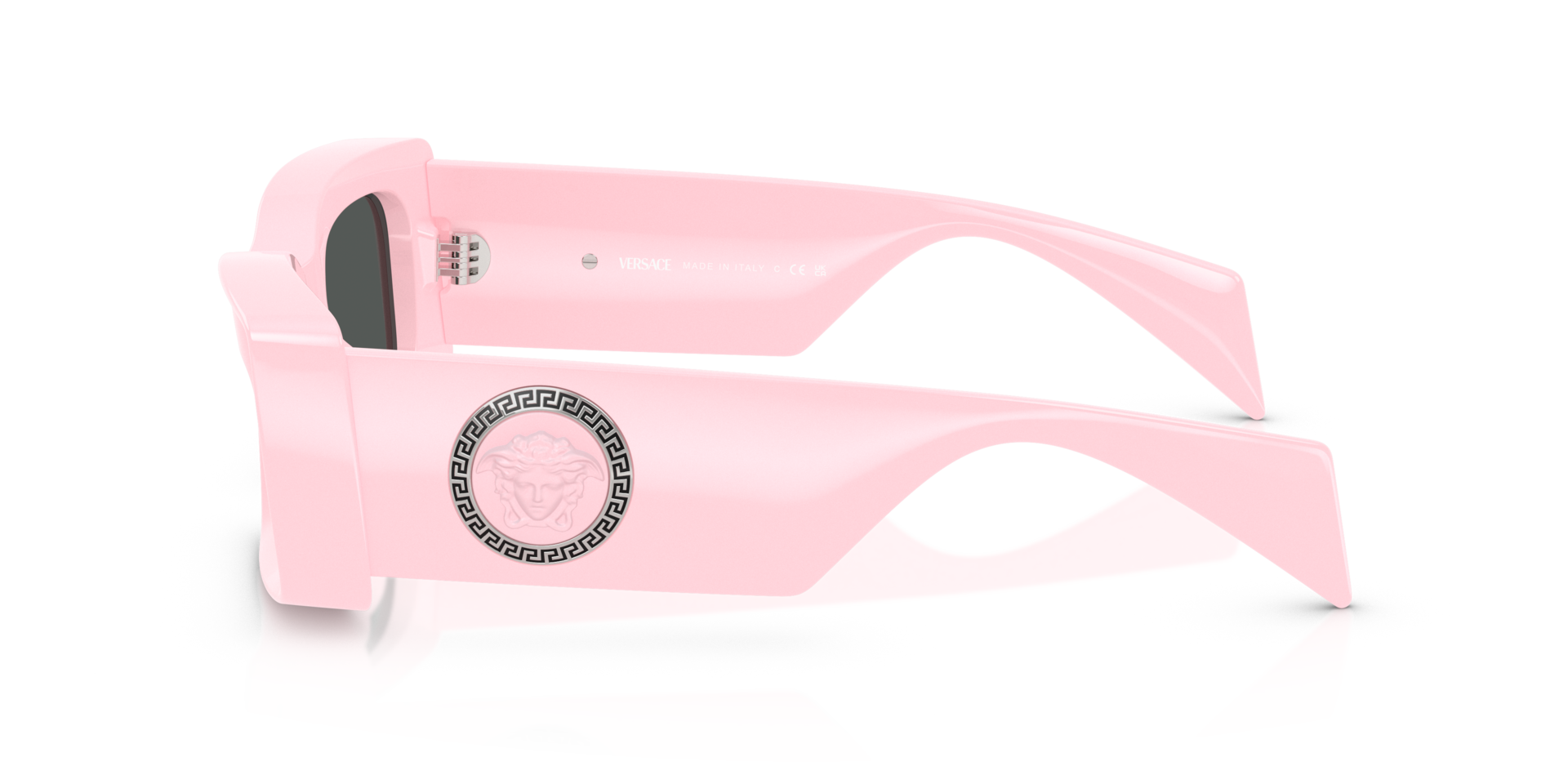 VE4474U Roze KunststofSunglass Frames van B24, Zijaanzicht