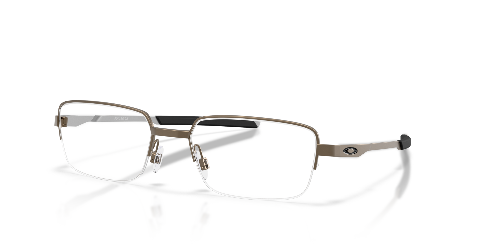 Foil RQ 0.5 Zinn MetallEyeglass Frames von B24, Dreiviertelansicht