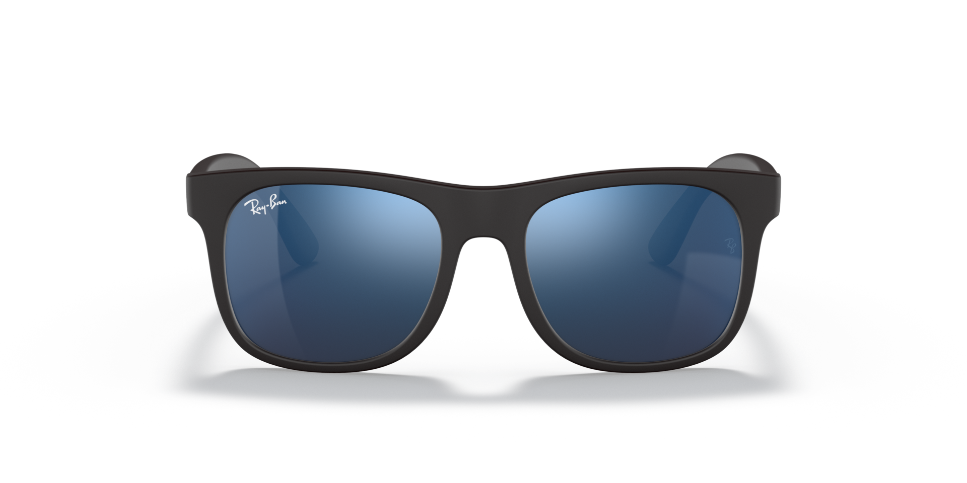 RB9069S Rubber zwart KunststofSunglass Frames van B24, Vooraanzicht