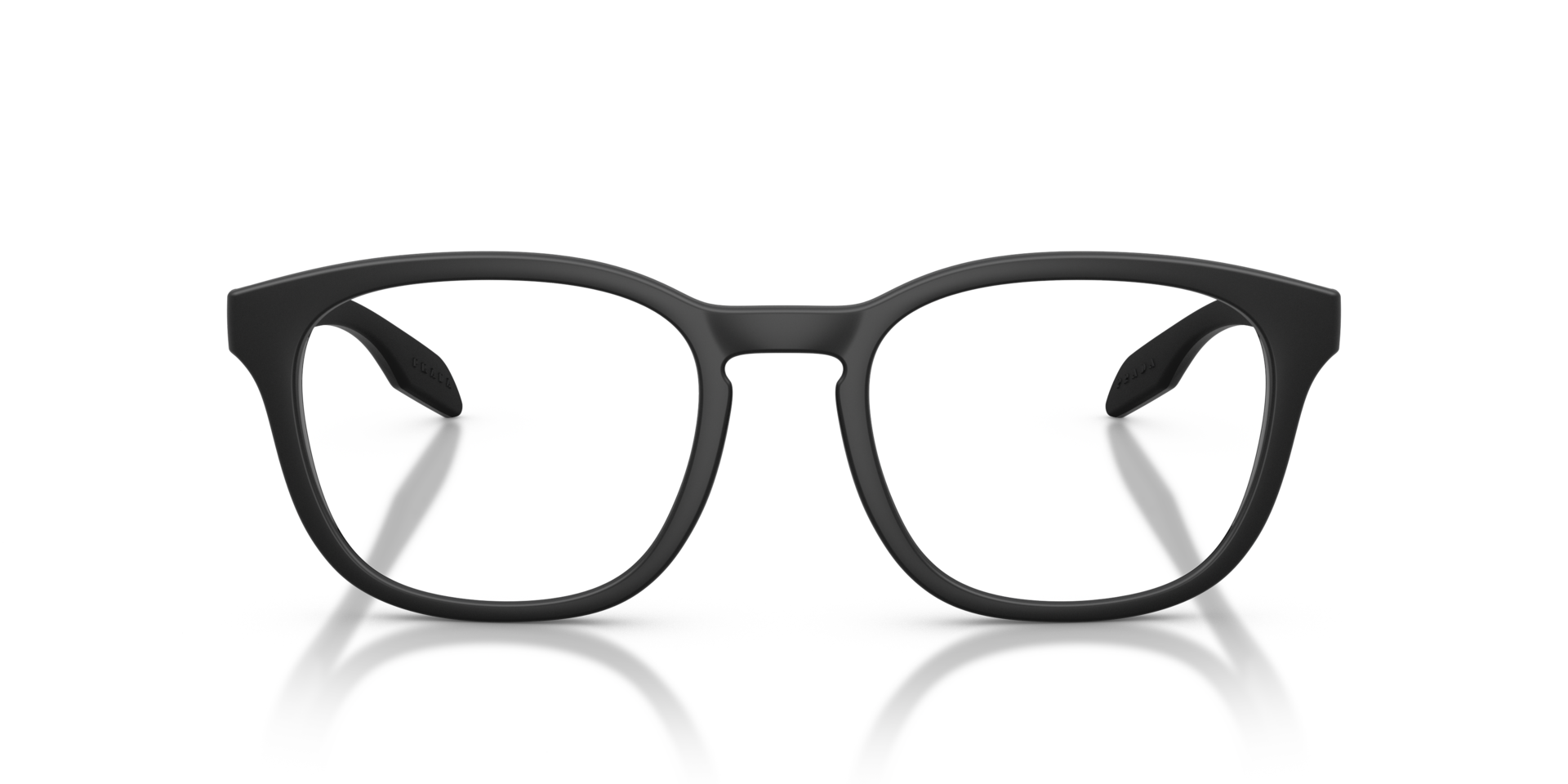 PS 03TV Matt Schwarz KunststoffEyeglass Frames von B24, Vorderansicht