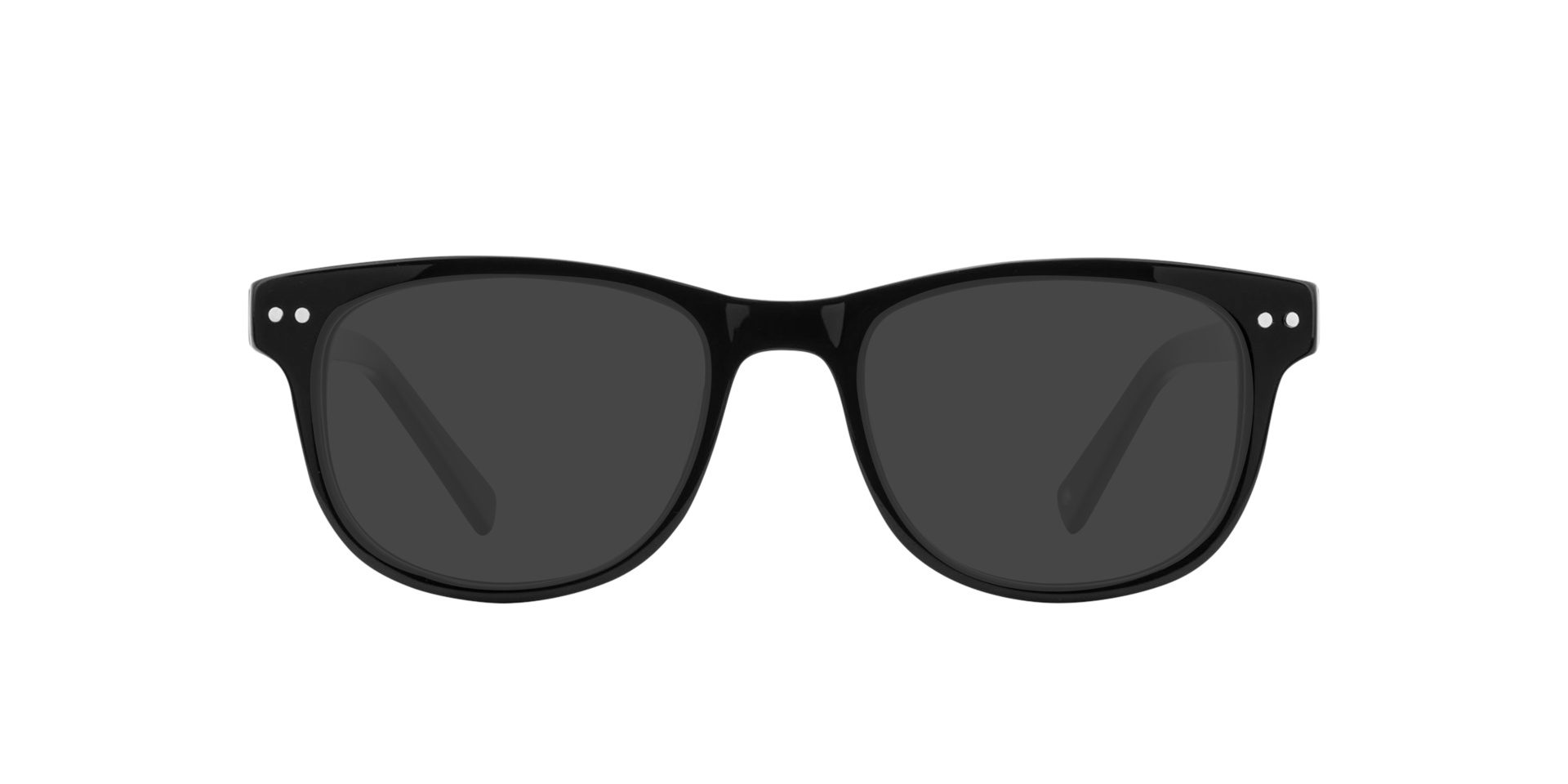Lux Jet Black AcetatEyeglass Frames von B24, mit getönten Gläsern