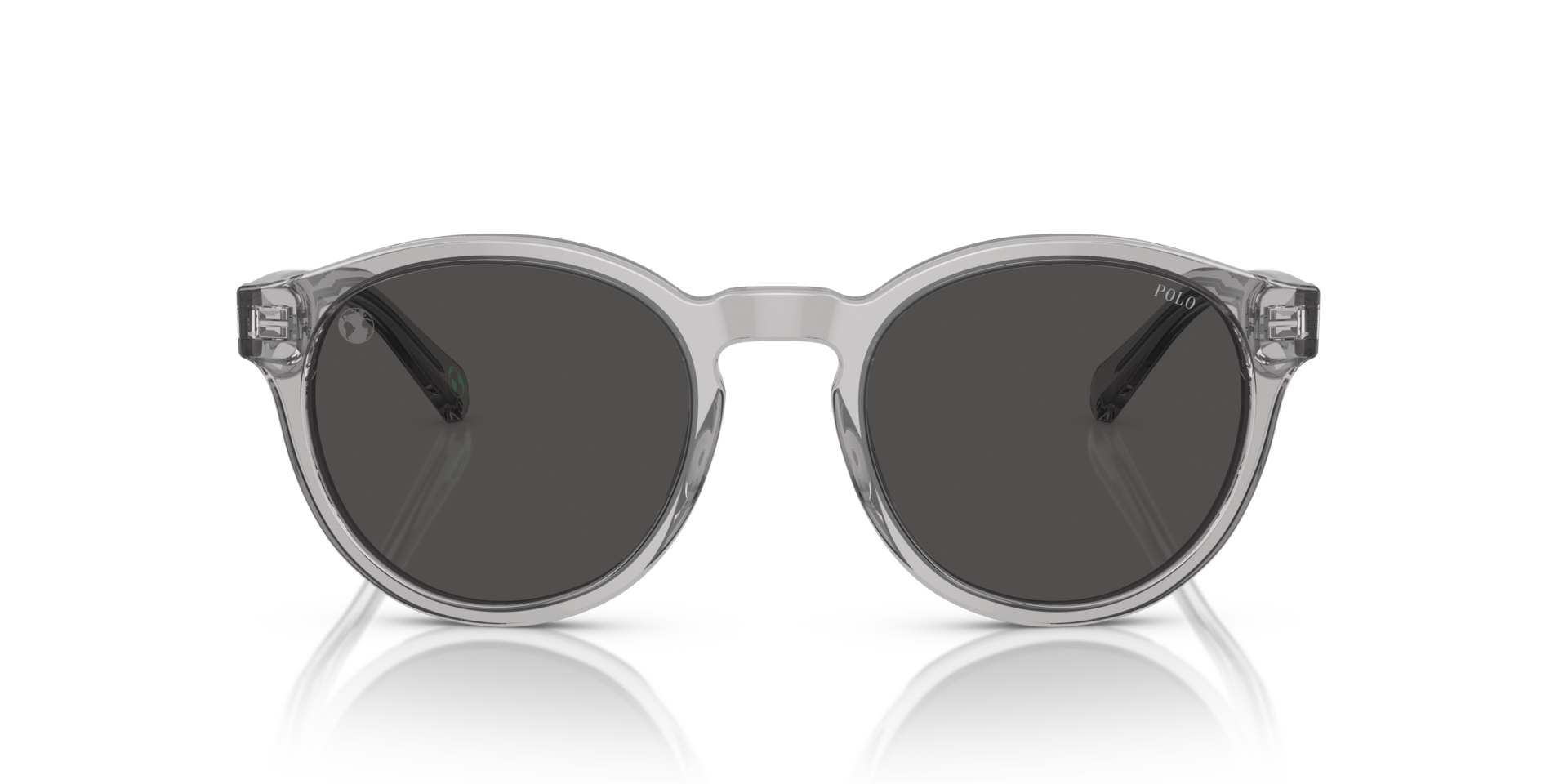 PH4192 Glänzendes transparentes Grau AcetatSunglass Frames von B24, Vorderansicht