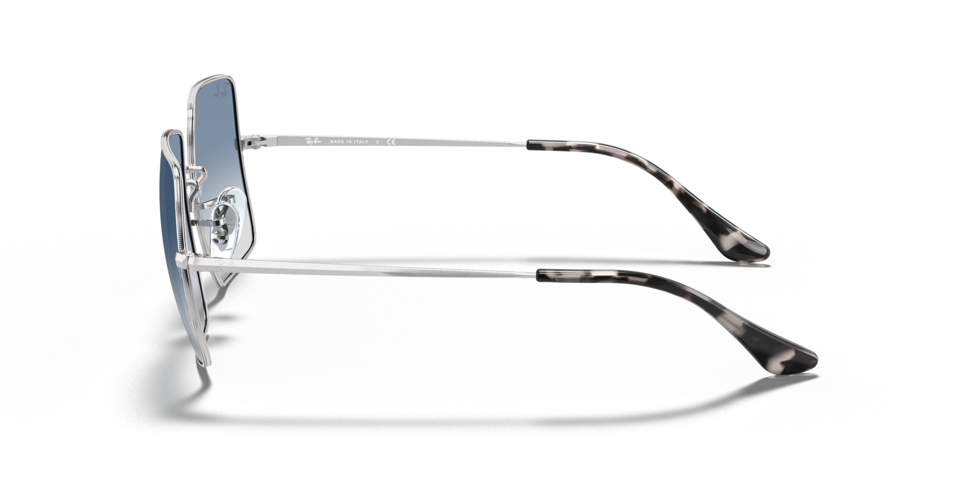 RB1971 Silber MetallSunglass Frames von B24, Seitenansicht