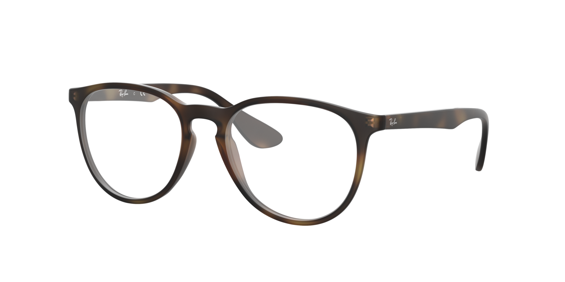 RB7046 Havana KunststofEyeglass Frames van B24, Hoekweergave