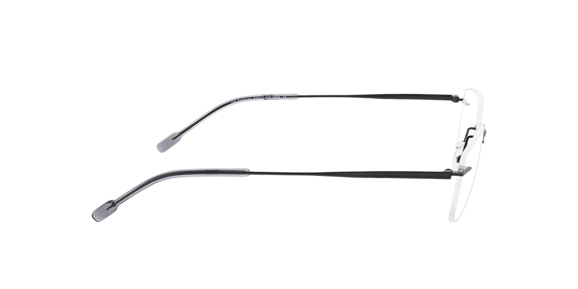 Freetown Matt Gun MetallEyeglass Frames von B24, Seitenansicht