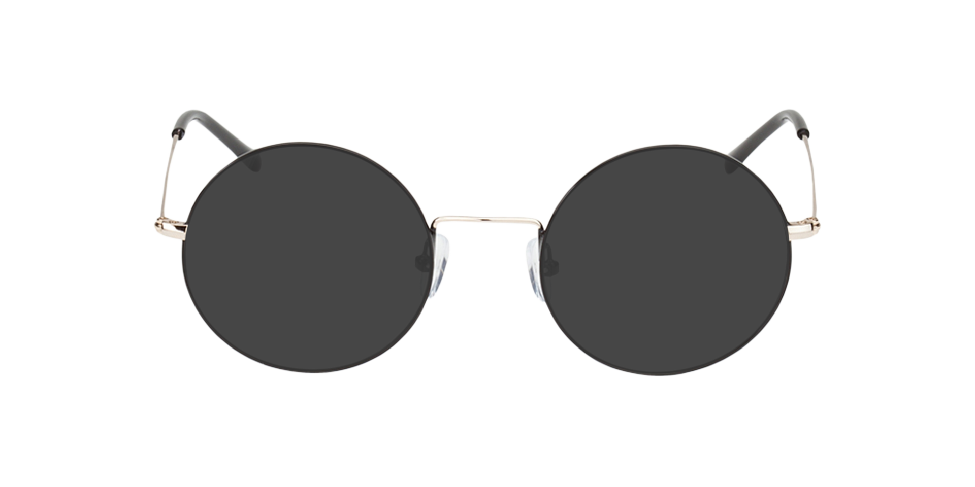 Brisbane Schwarz & Gold MetallEyeglass Frames von B24, mit getönten Gläsern