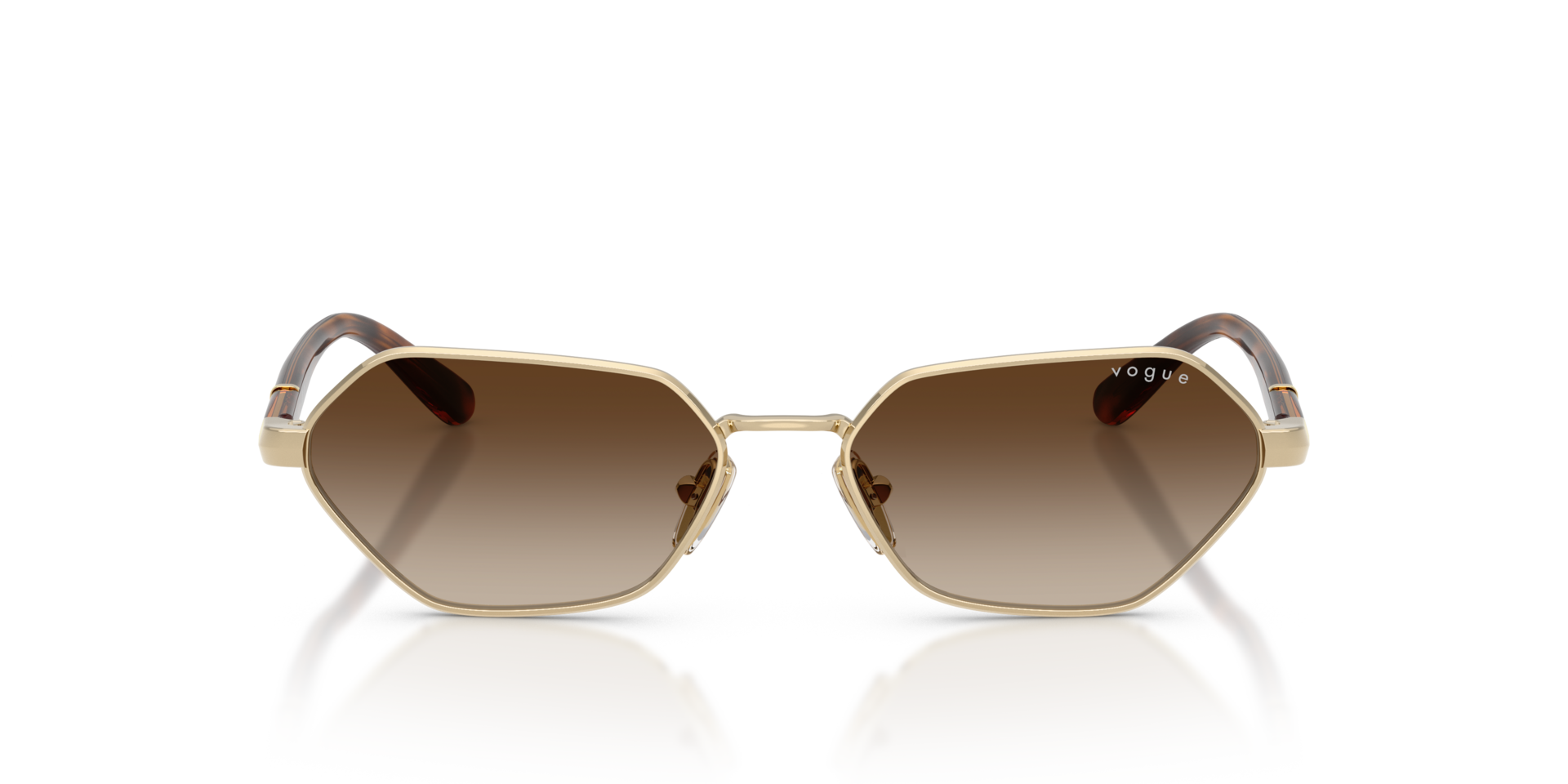 VO4349S Hellgold MetallSunglass Frames von B24, Vorderansicht
