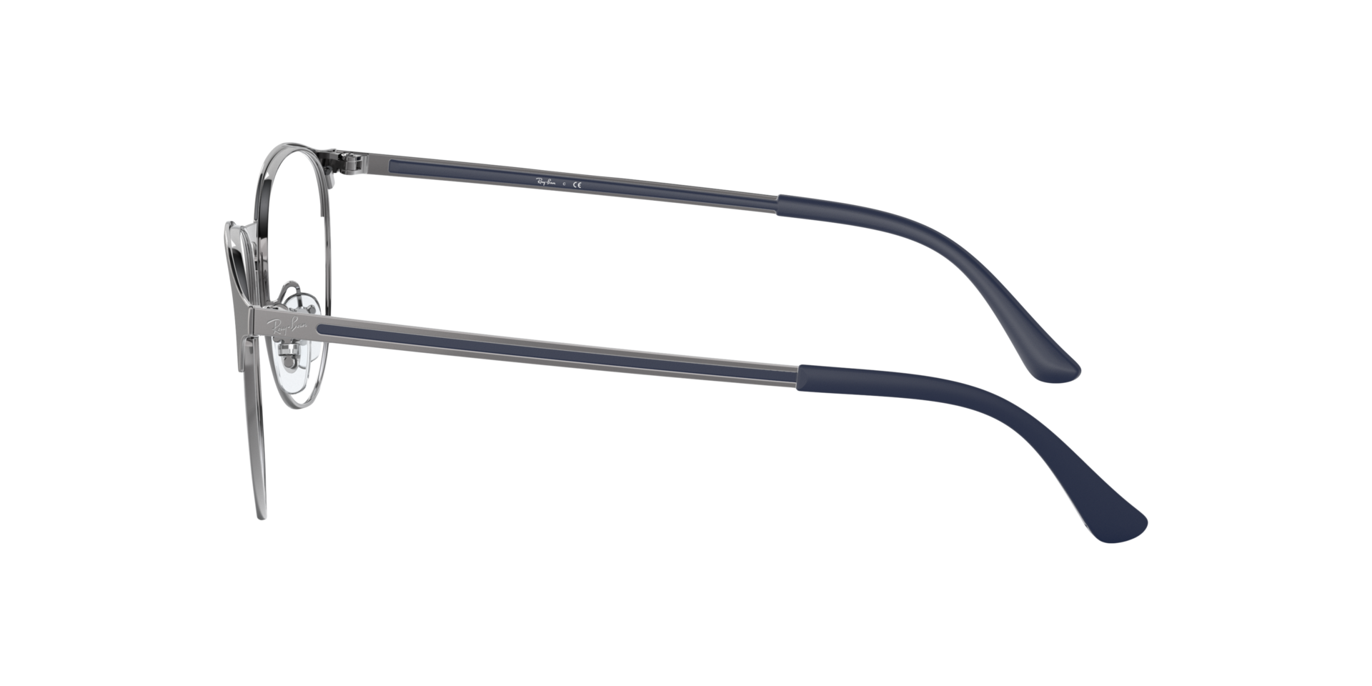 RB6375 Staalgrijs MetaalEyeglass Frames van B24, Zijaanzicht