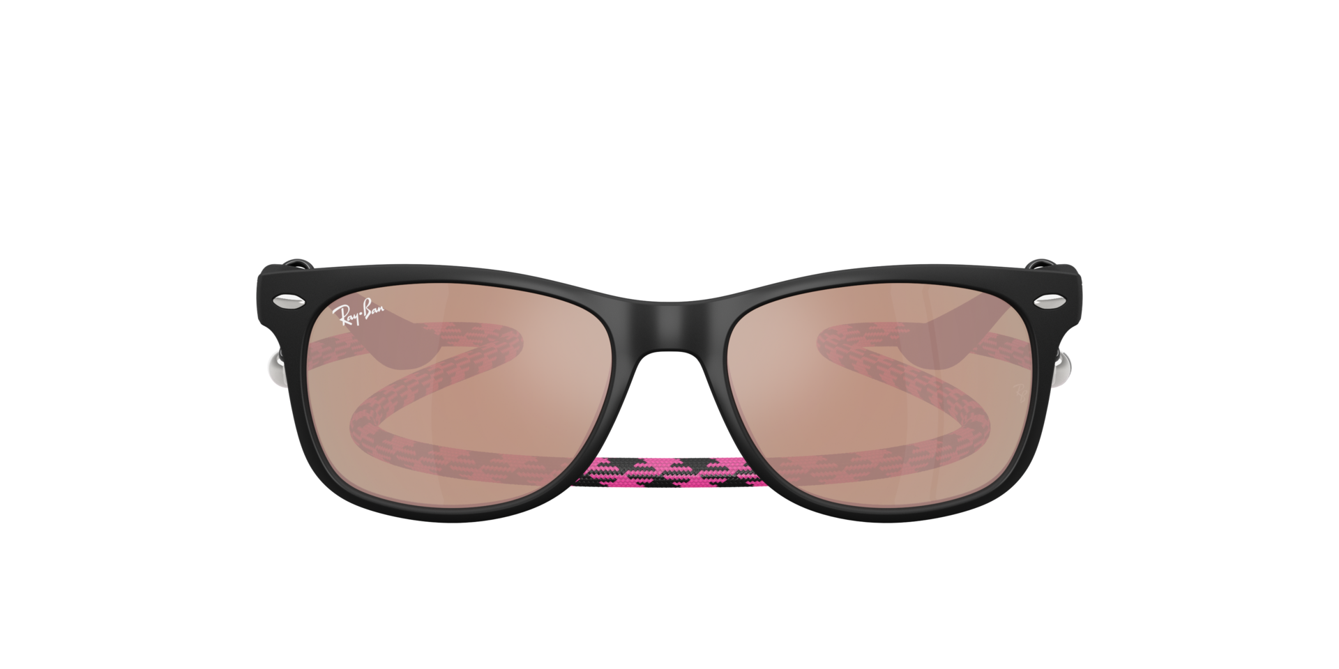 RB9052S Rubber Black KunststoffSunglass Frames von B24, mit getönten Gläsern