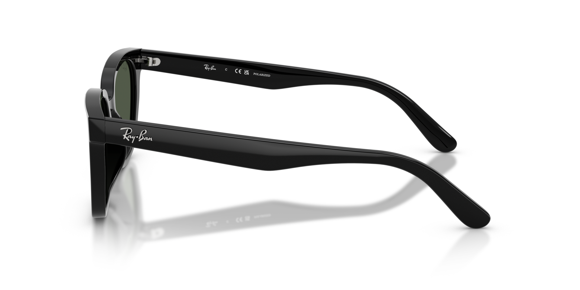 RB2243D Schwarz AcetatSunglass Frames von B24, Seitenansicht