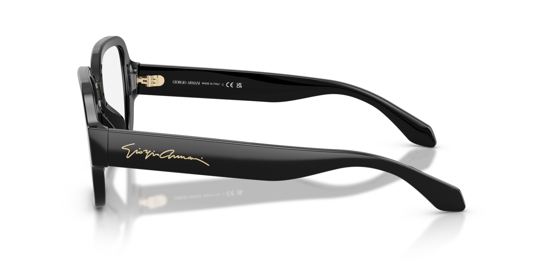 AR7297U Schwarz AcetatEyeglass Frames von B24, Seitenansicht