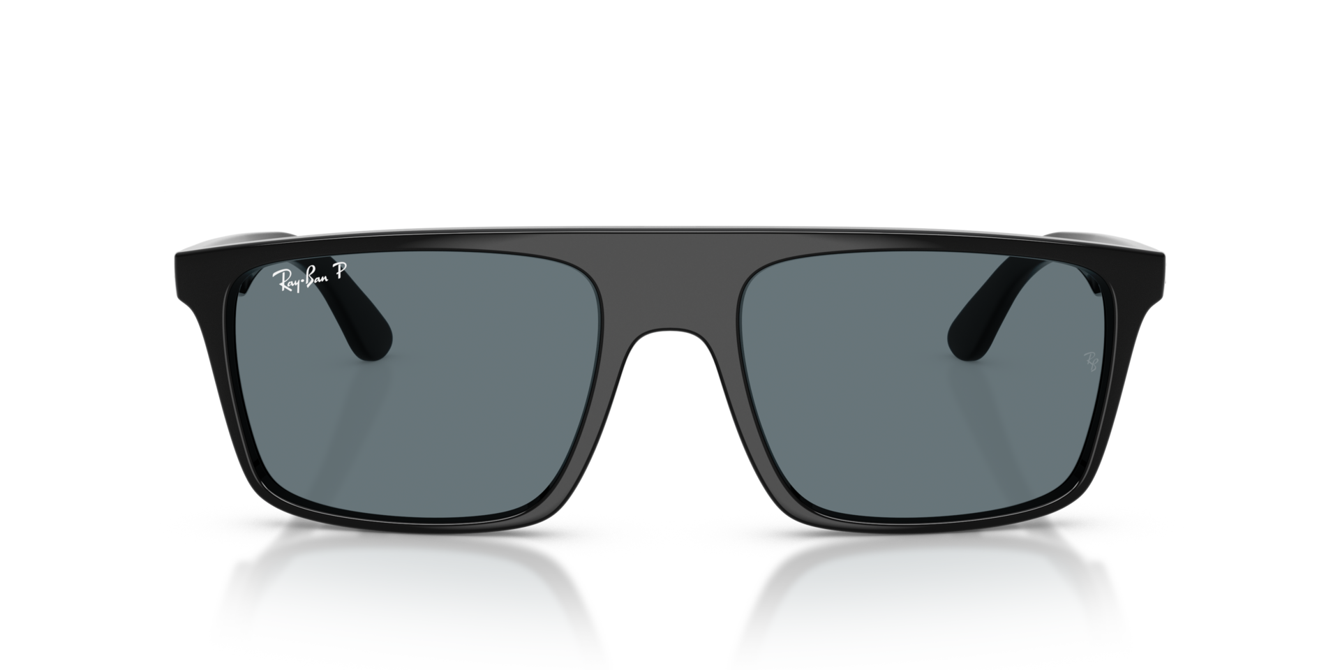 RB2222 Zwart KunststofSunglass Frames van B24, Vooraanzicht