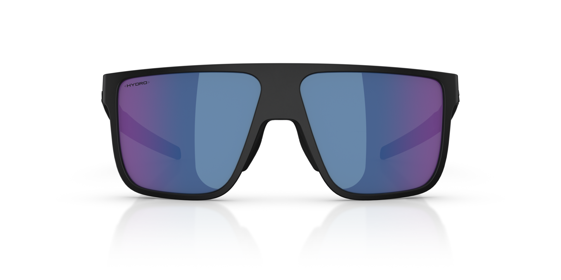 ZB7019 Matt Schwarz KunststoffSunglass Frames von B24, Vorderansicht