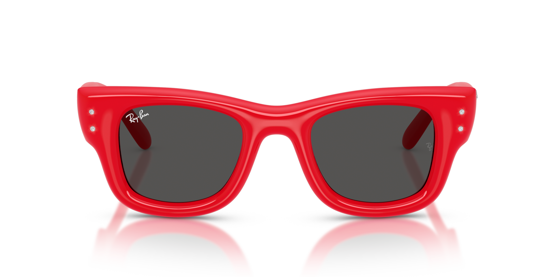 RB4940B Red & Strass KunststoffSunglass Frames von B24, Vorderansicht