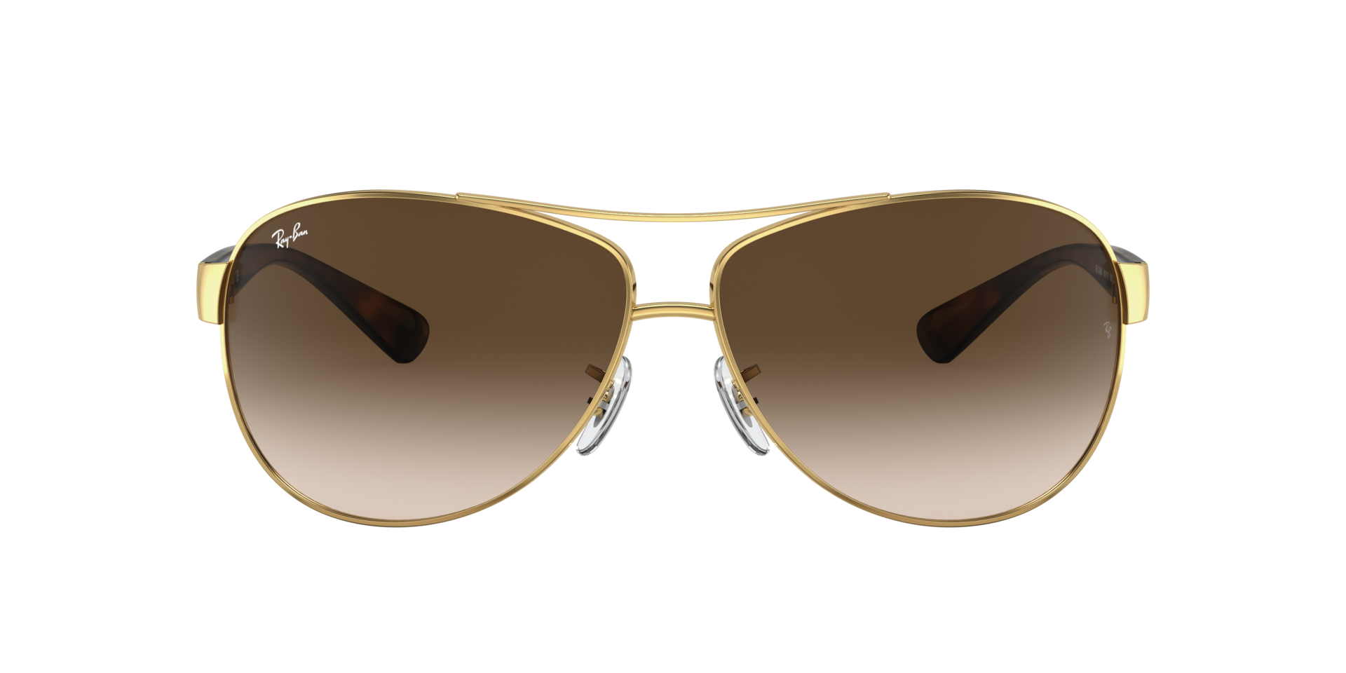 RB3386 Arista goud MetaalSunglass Frames van B24, met getinte lenzen