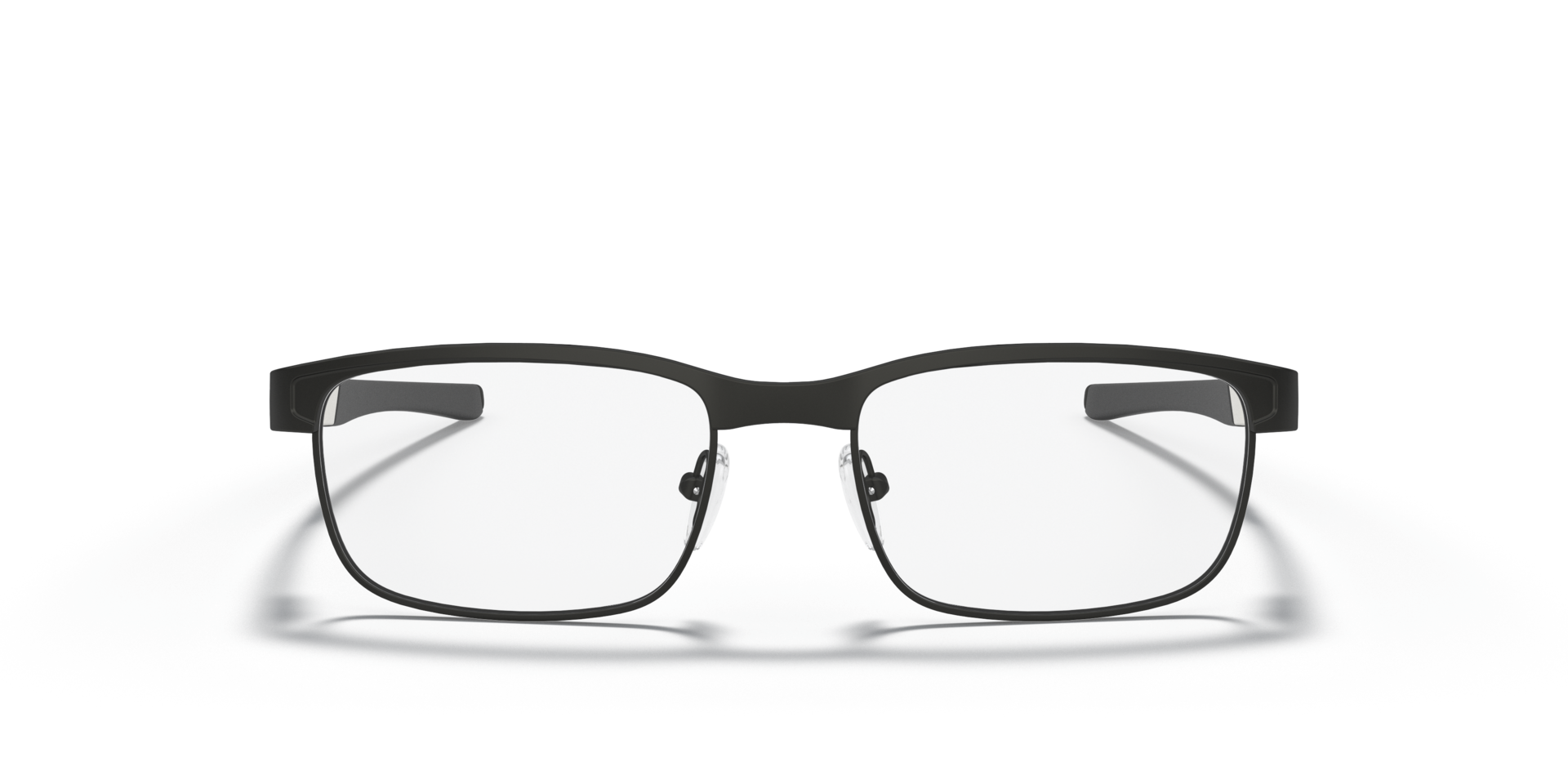 Surface Plate™ Satin Light Steel TitanEyeglass Frames von B24, Vorderansicht