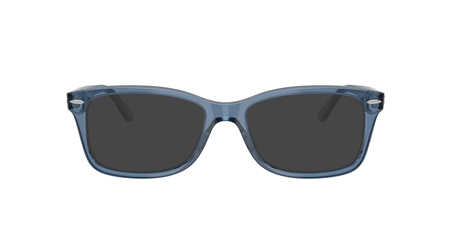 RB5428 Transparent Dark Blue AcetatEyeglass Frames von B24, mit getönten Gläsern