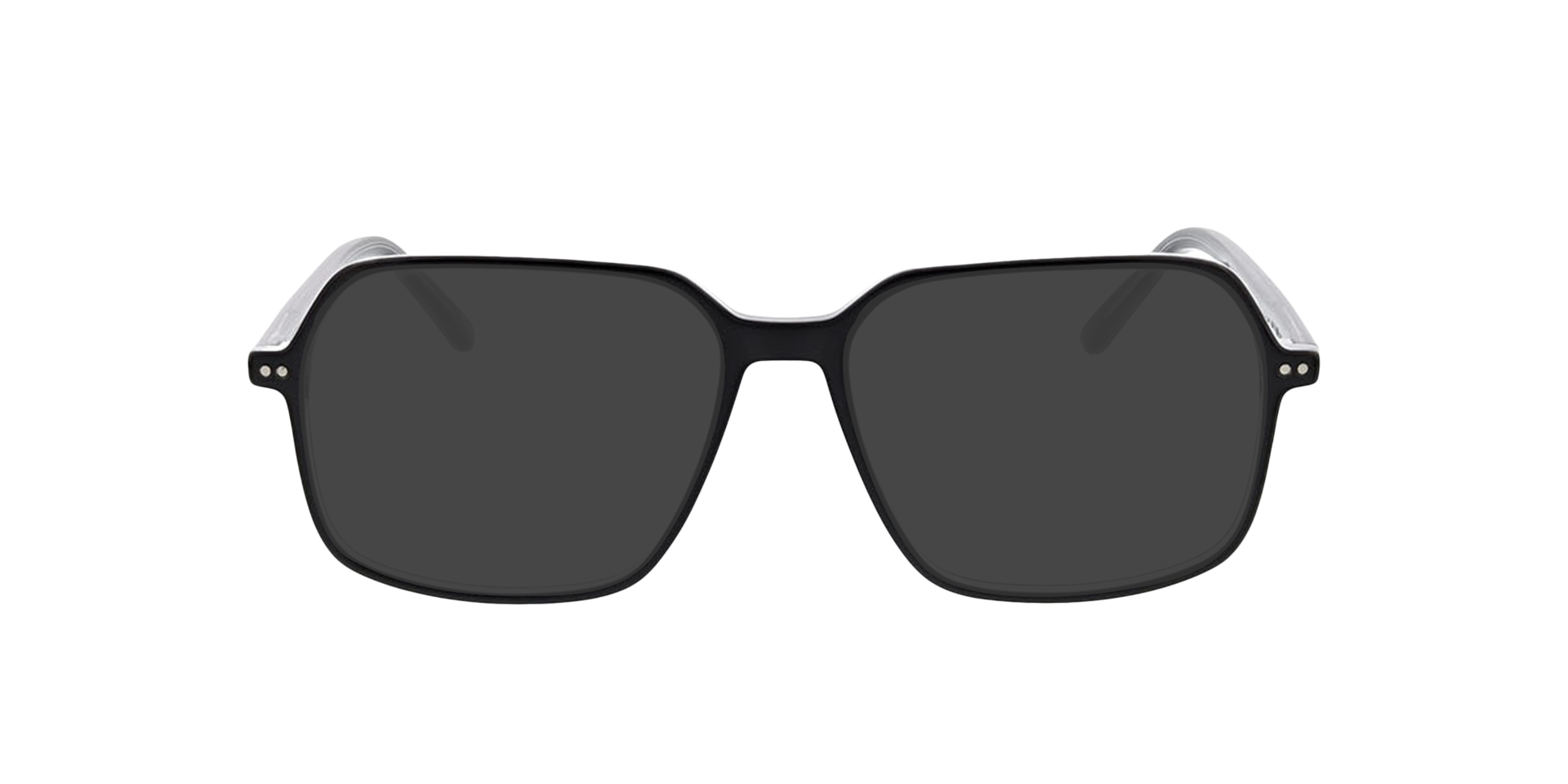 Aberdeen Drielaags zwart AcetaatEyeglass Frames van B24, met getinte lenzen