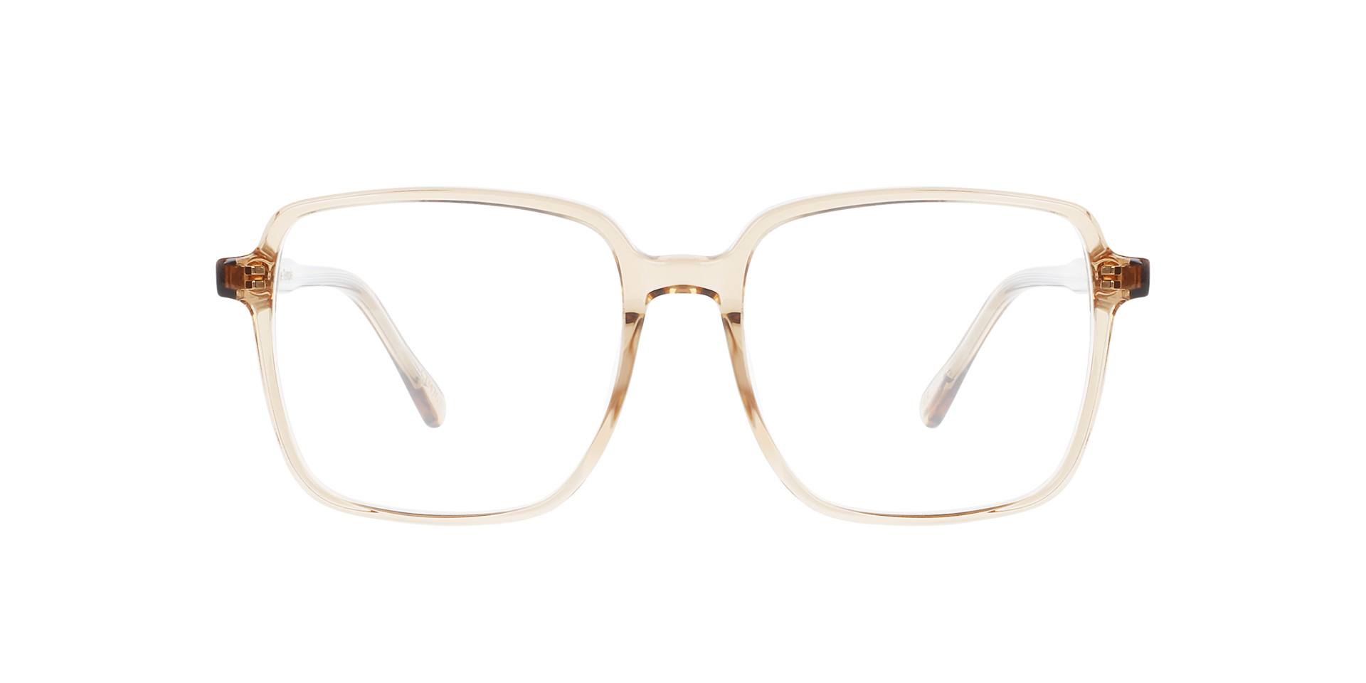 Elena CT Crystal Caramel AcetaatEyeglass Frames van B24, Vooraanzicht