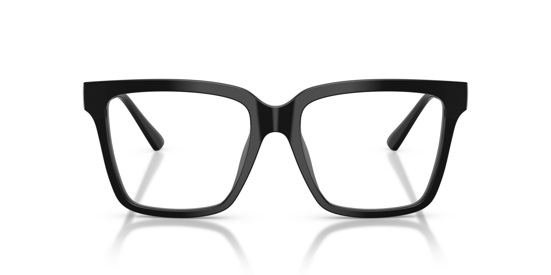 JC3040U Schwarz AcetatEyeglass Frames von B24, Vorderansicht