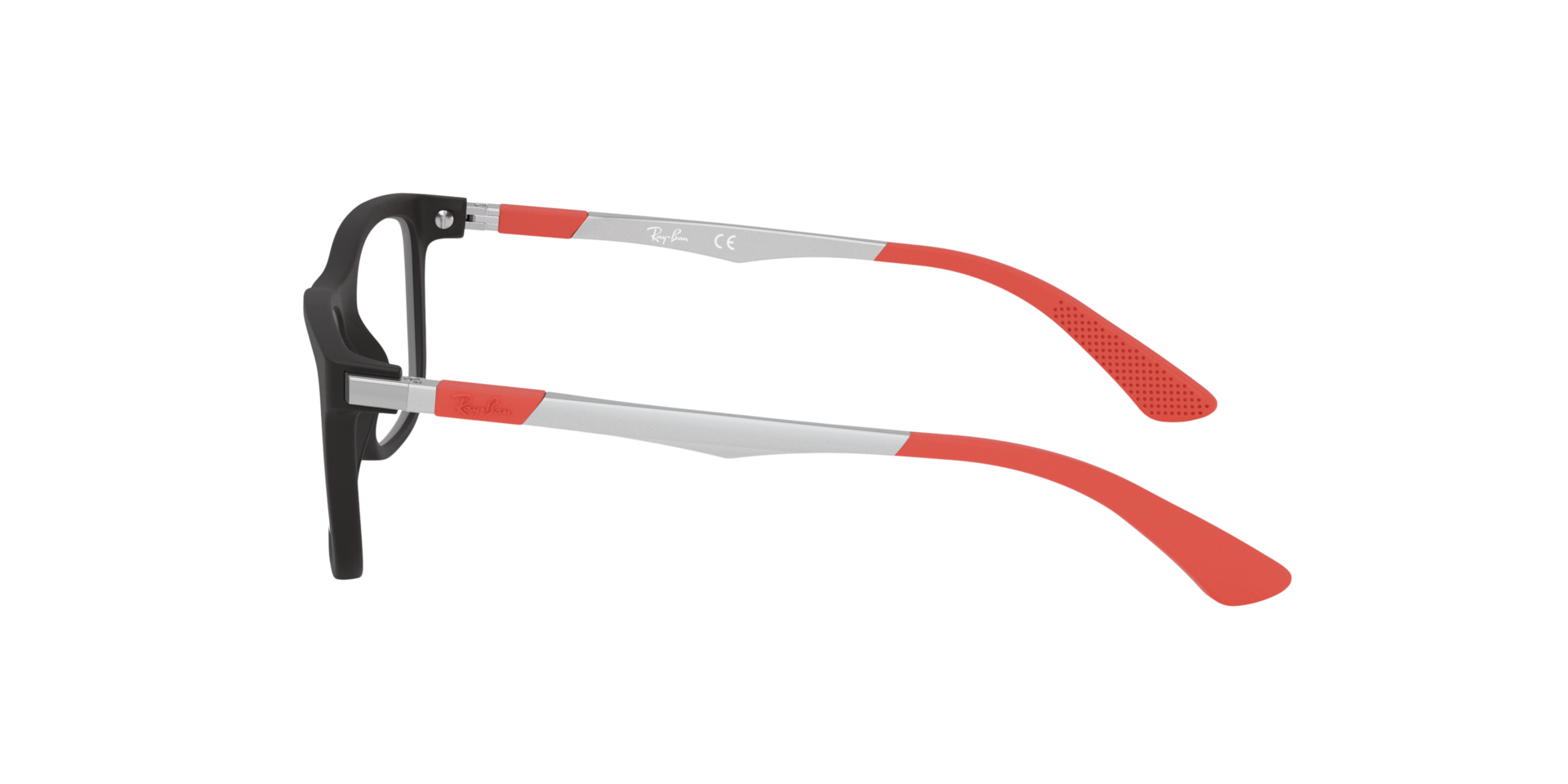 RB1549 Optics Kids Zwart KunststofEyeglass Frames van B24, Zijaanzicht