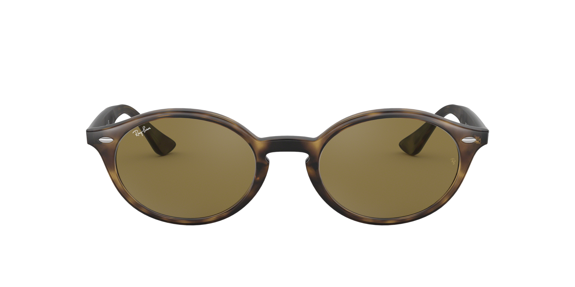RB4315 Licht Havana KunststofSunglass Frames van B24, Vooraanzicht