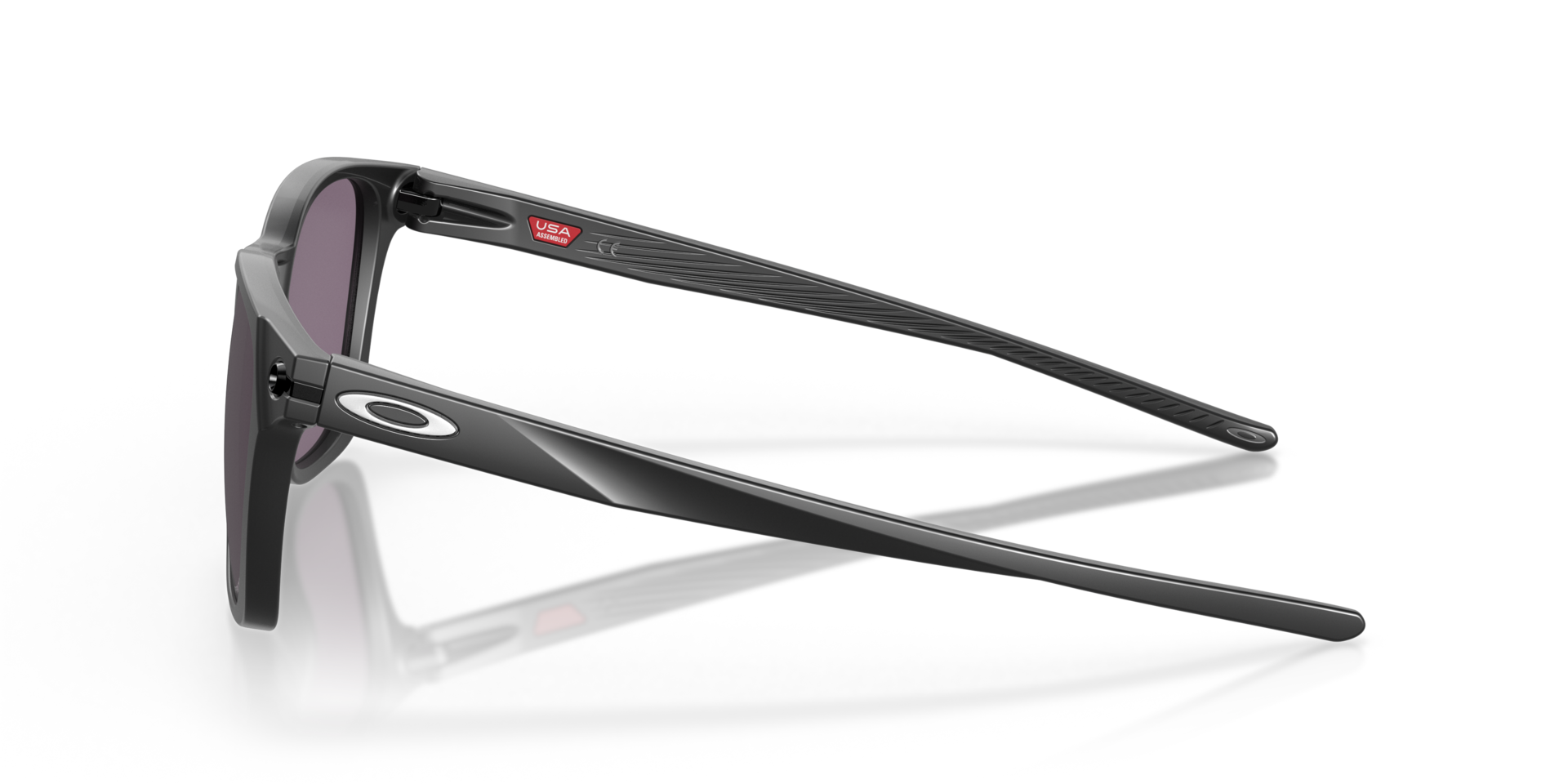 Ojector Matzwart KunststofSunglass Frames van B24, Zijaanzicht